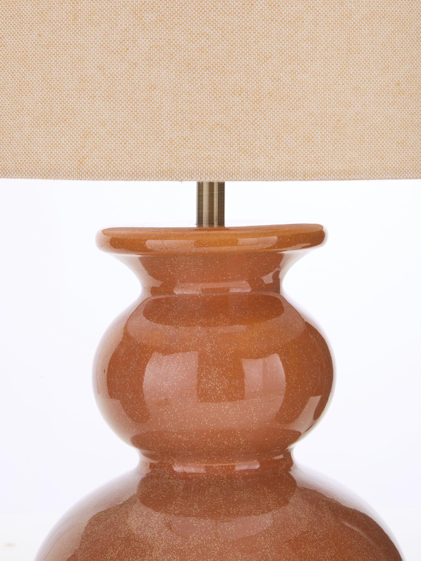  image of very-home-golden-hour-reactive-glaze-table-lamp