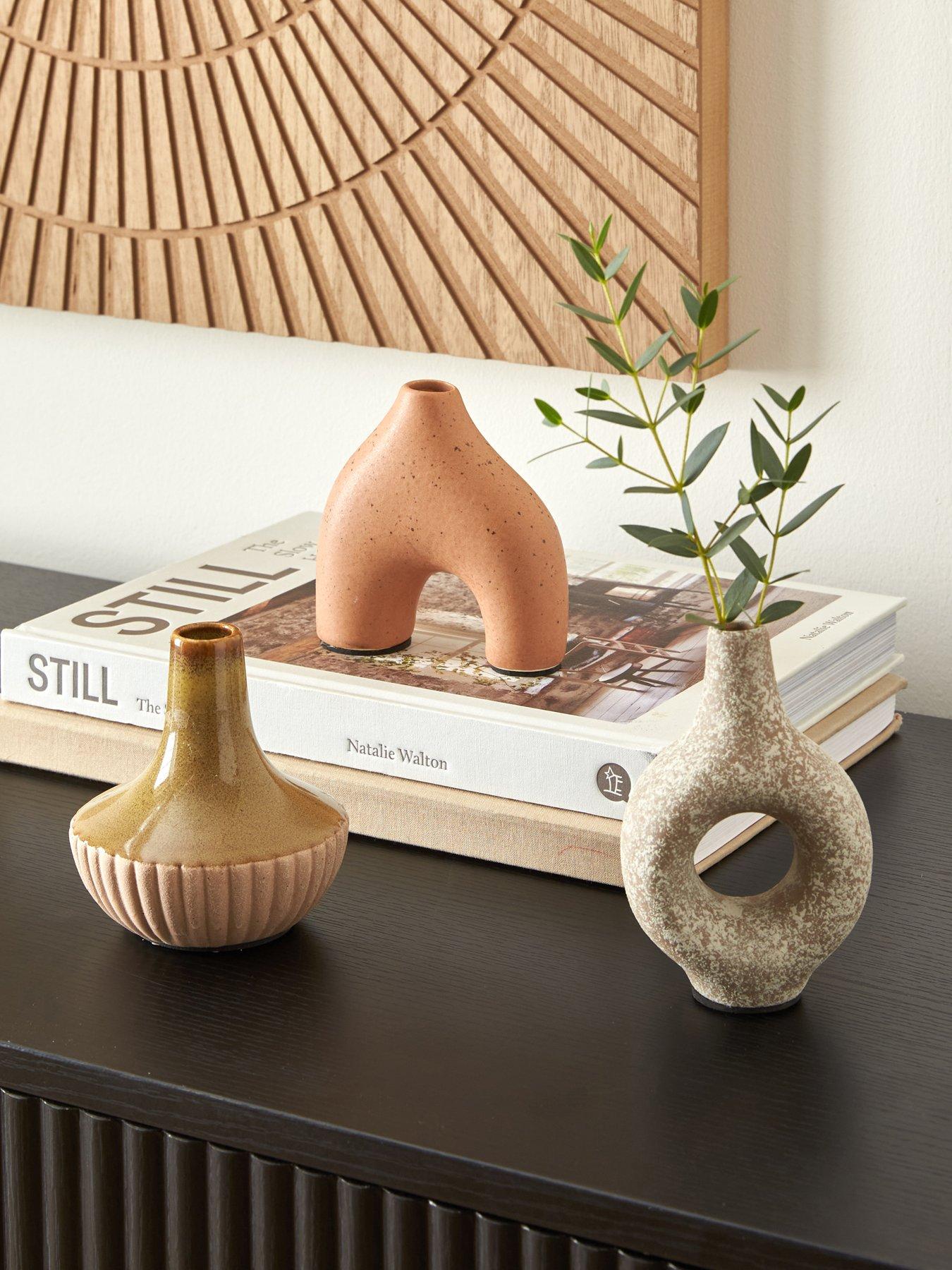 undefined Golden Hour Set Of 3 Vases