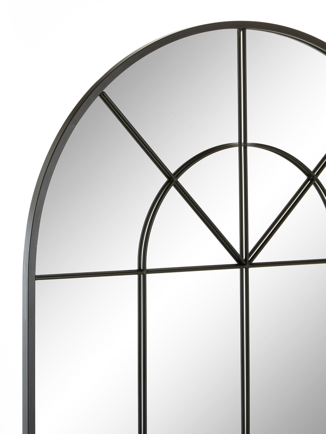 Image 4 of 4 of The Very Collection Arched Window Pane Mirror &ndash; 60 x 90 cm
