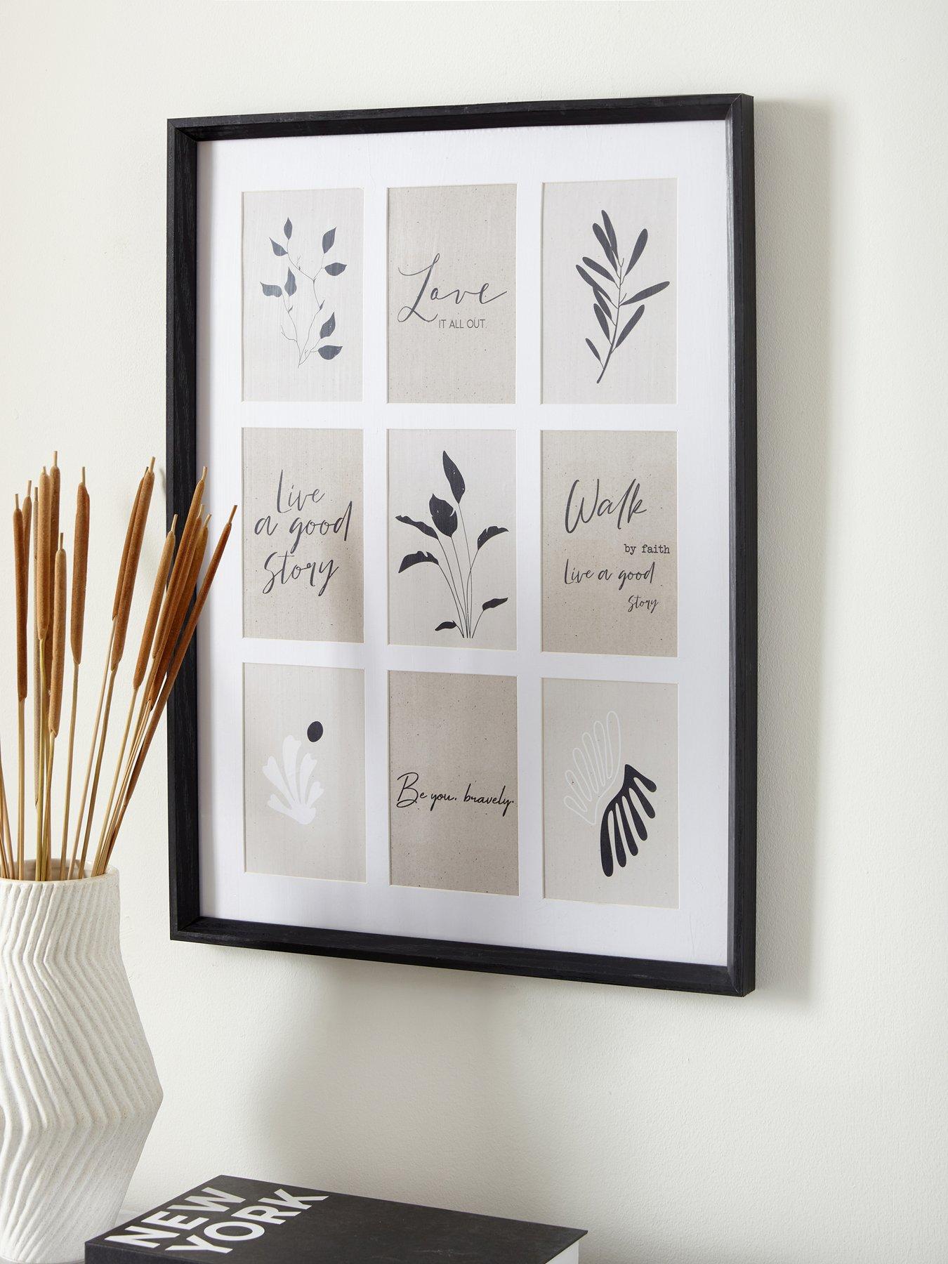 The Very Collection 9-Photo Gallery Frame in Black