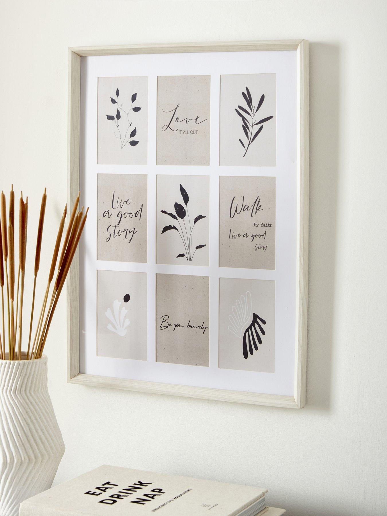 The Very Collection 9-Photo Gallery Frame in White