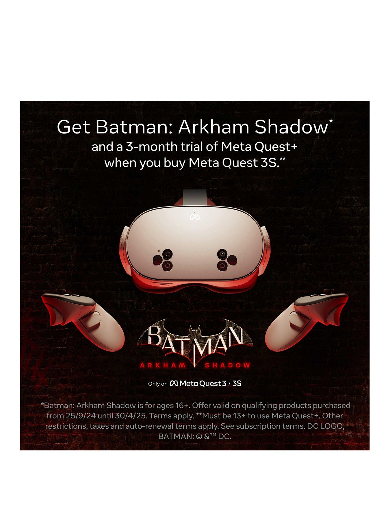 stillFront image of meta-quest-3s-256gbnbsp-ndash-dive-into-mixed-reality-ndash-unreal-experiences-ndash-all-in-one-headsetnbsp--free-batman-arkham-shadow