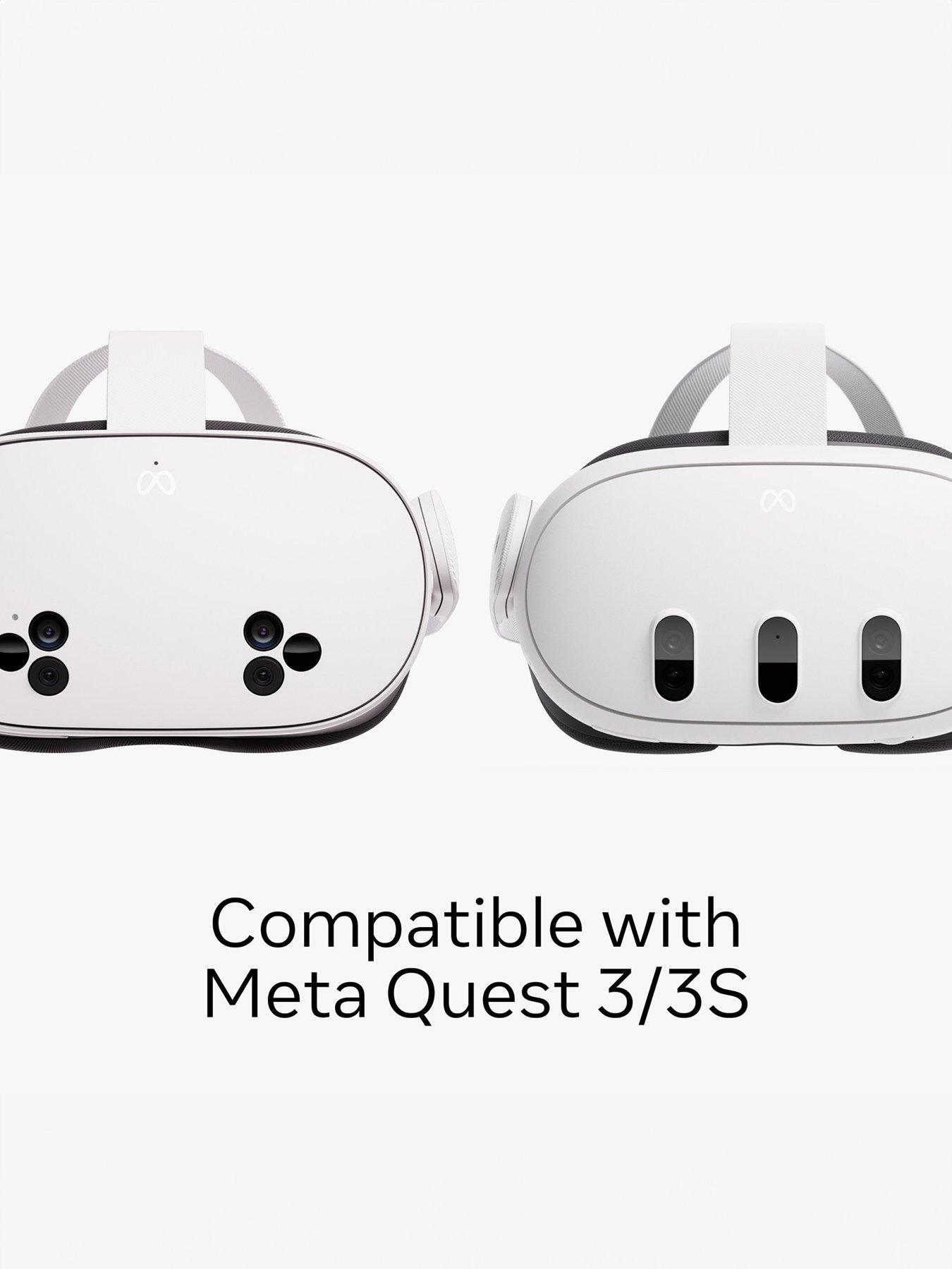  image of meta-quest-compact-charging-dock-works-with-meta-quest-33s-extended-headset-charging-cable-wireless-charging-for-touch-plus-controllers