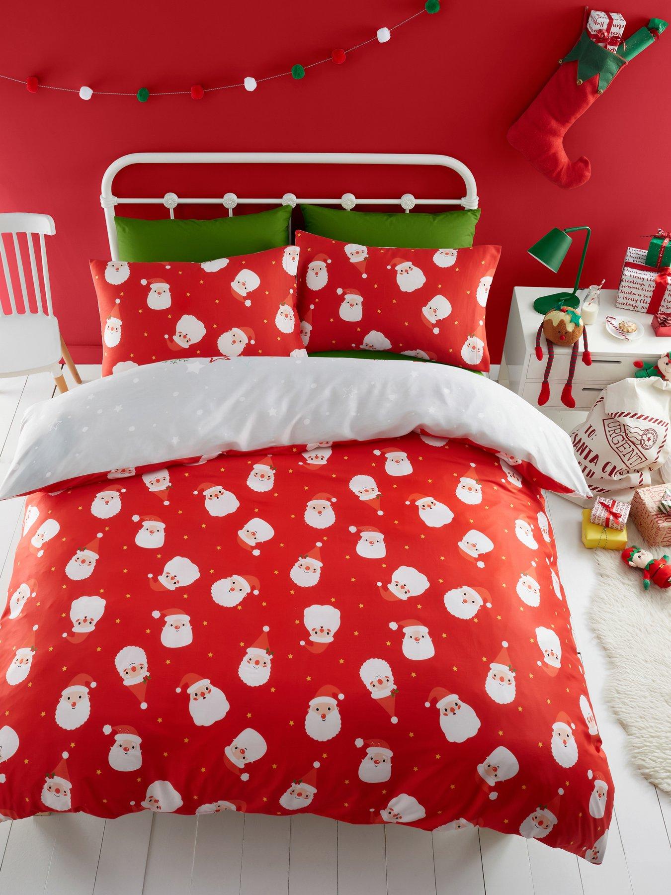  image of bedlam-santa-please-stop-here-christmas-duvet-set