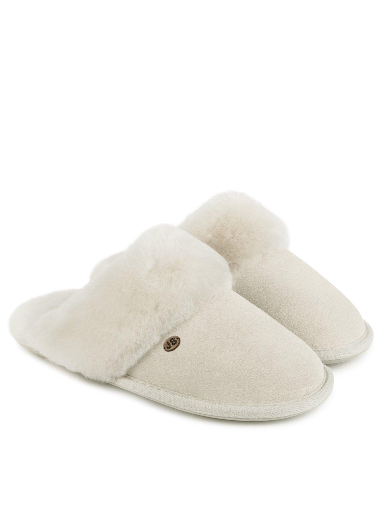 just sheepskin duchess mule