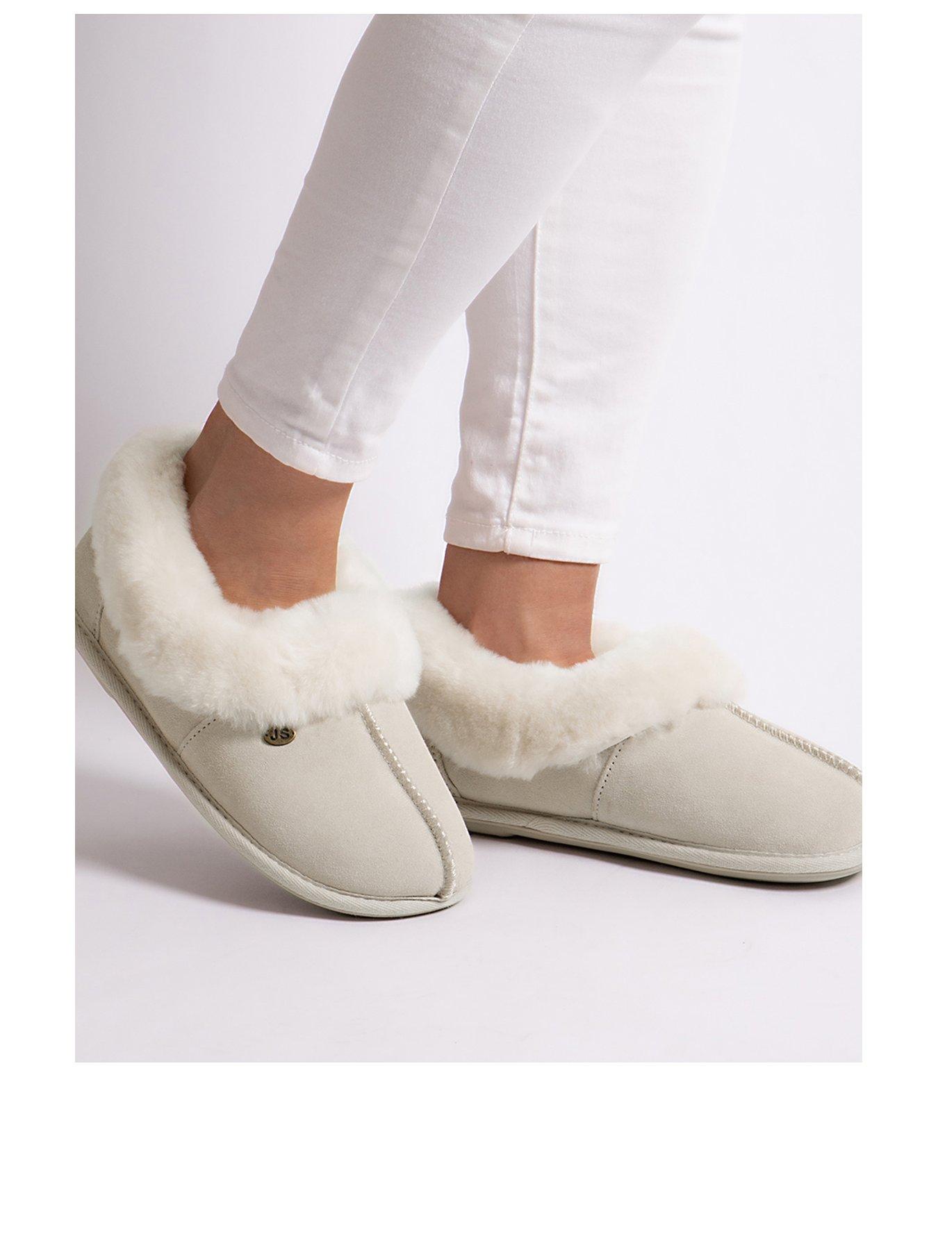  image of just-sheepskin-duchess-mule-slippers-cream