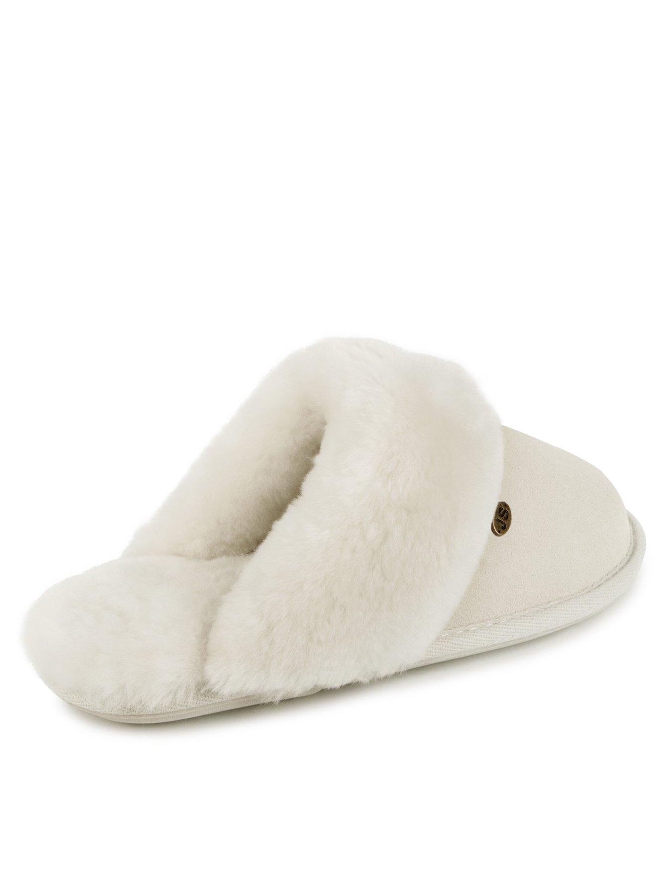  image of just-sheepskin-duchess-mule-slippers-cream