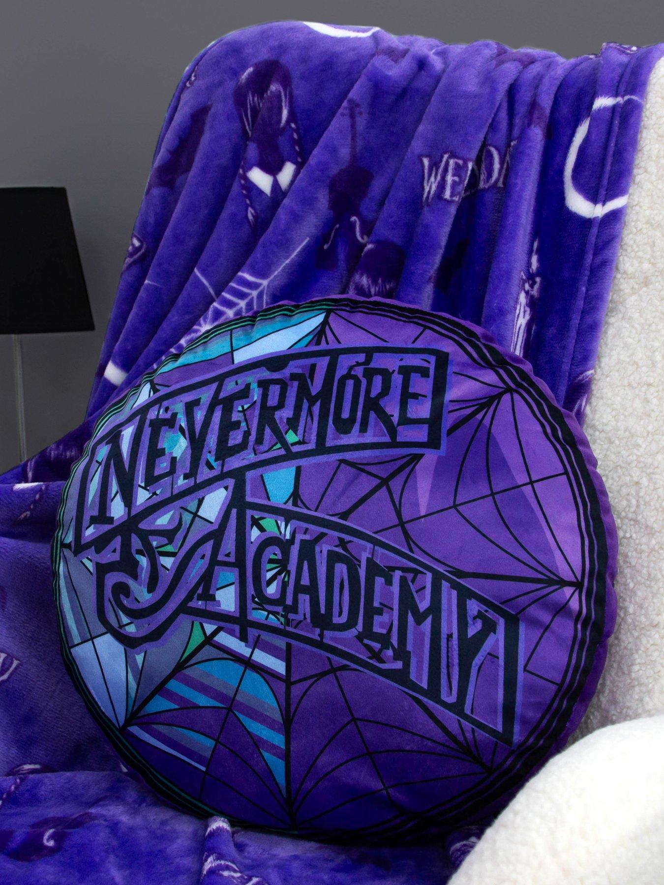 Image 7 of 7 of Wednesday Addams Destined Halloween Shaped Cushion