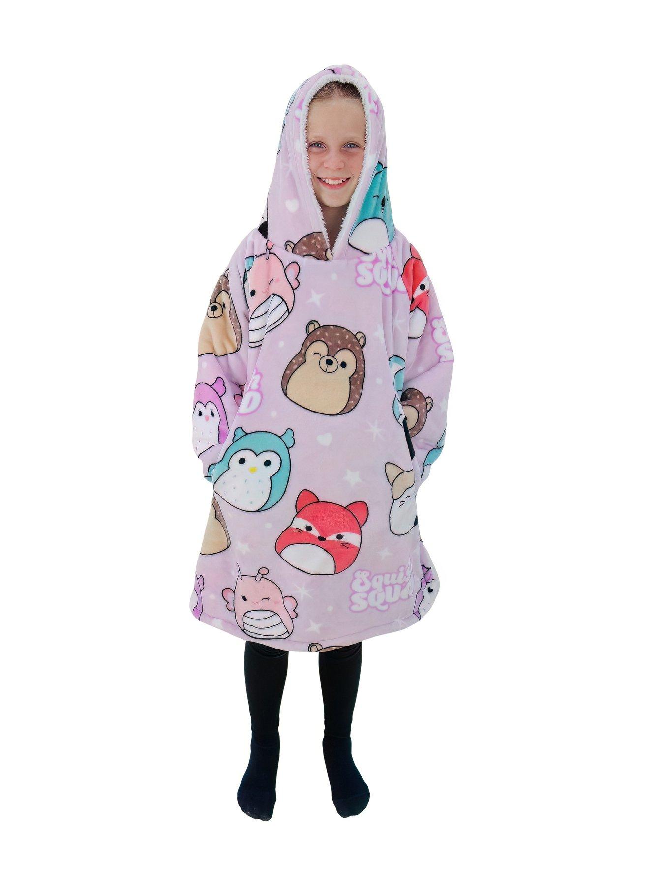  image of squishmallows-bright-hooded-wearable-fleece-kids-medium