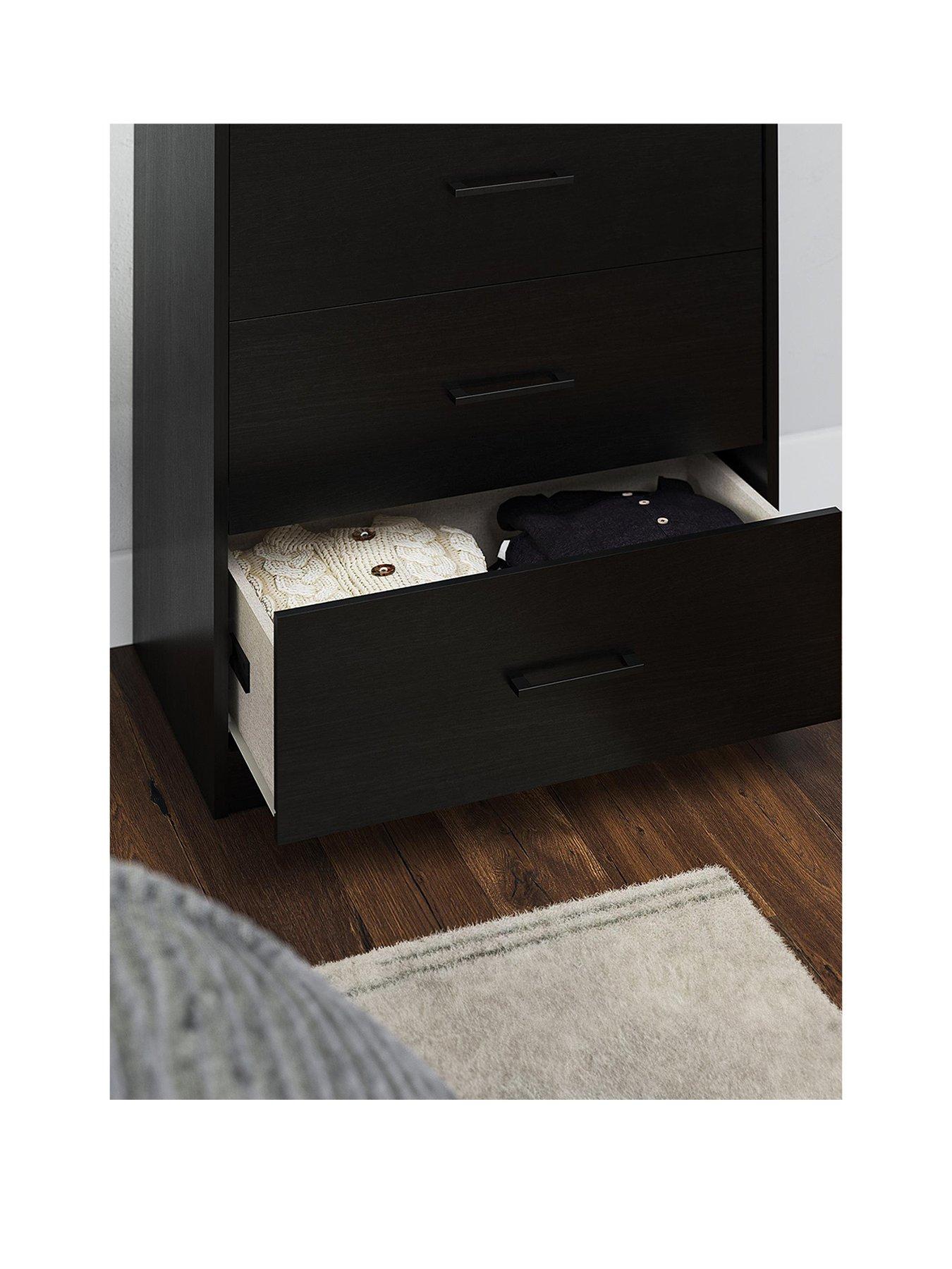 Image 2 of 7 of Dorel Home Pearce 4 Drawer Chest - Black