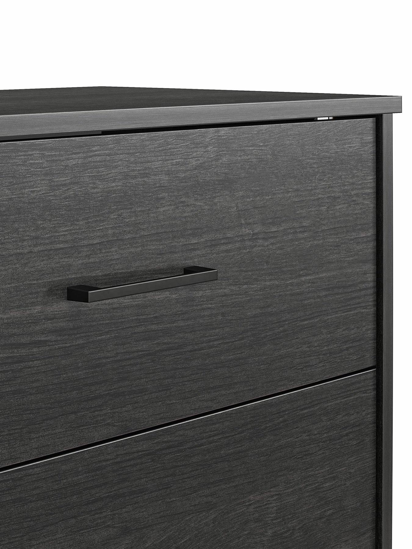 Image 6 of 7 of Dorel Home Pearce 4 Drawer Chest - Black