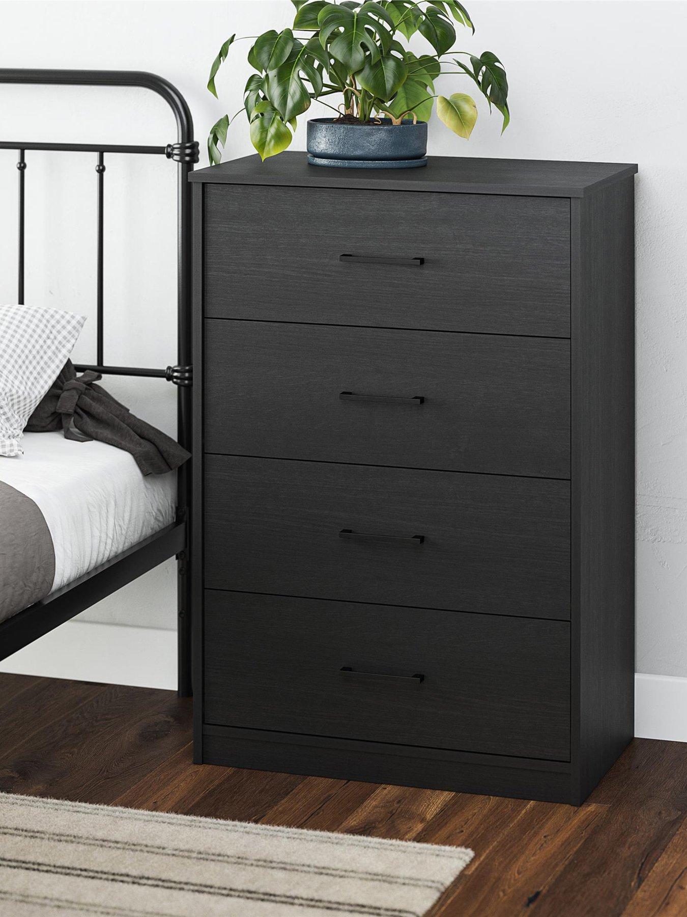 Image 7 of 7 of Dorel Home Pearce 4 Drawer Chest - Black