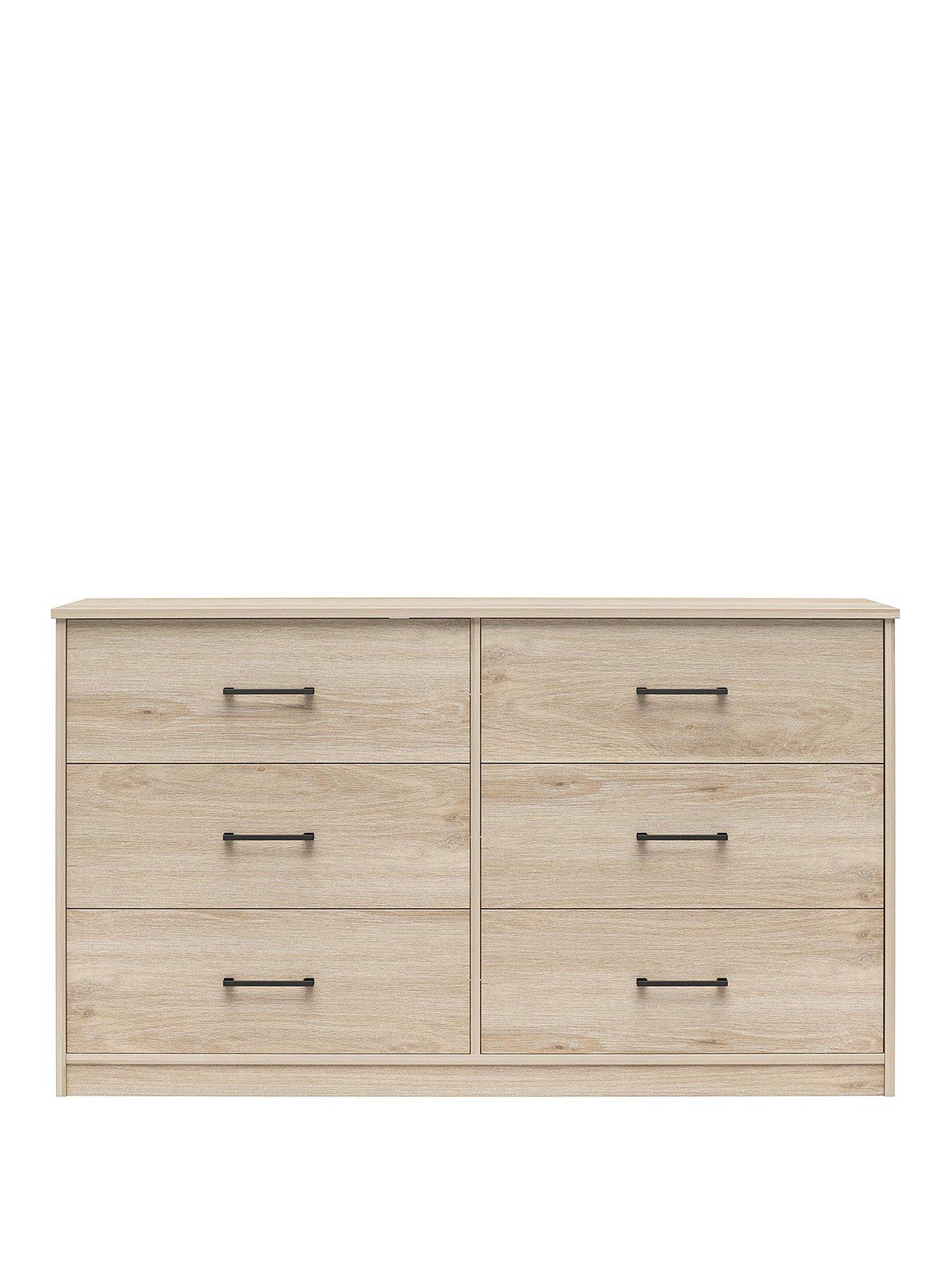 stillFront image of dorel-home-pearce-3-3-drawernbspchest-oak