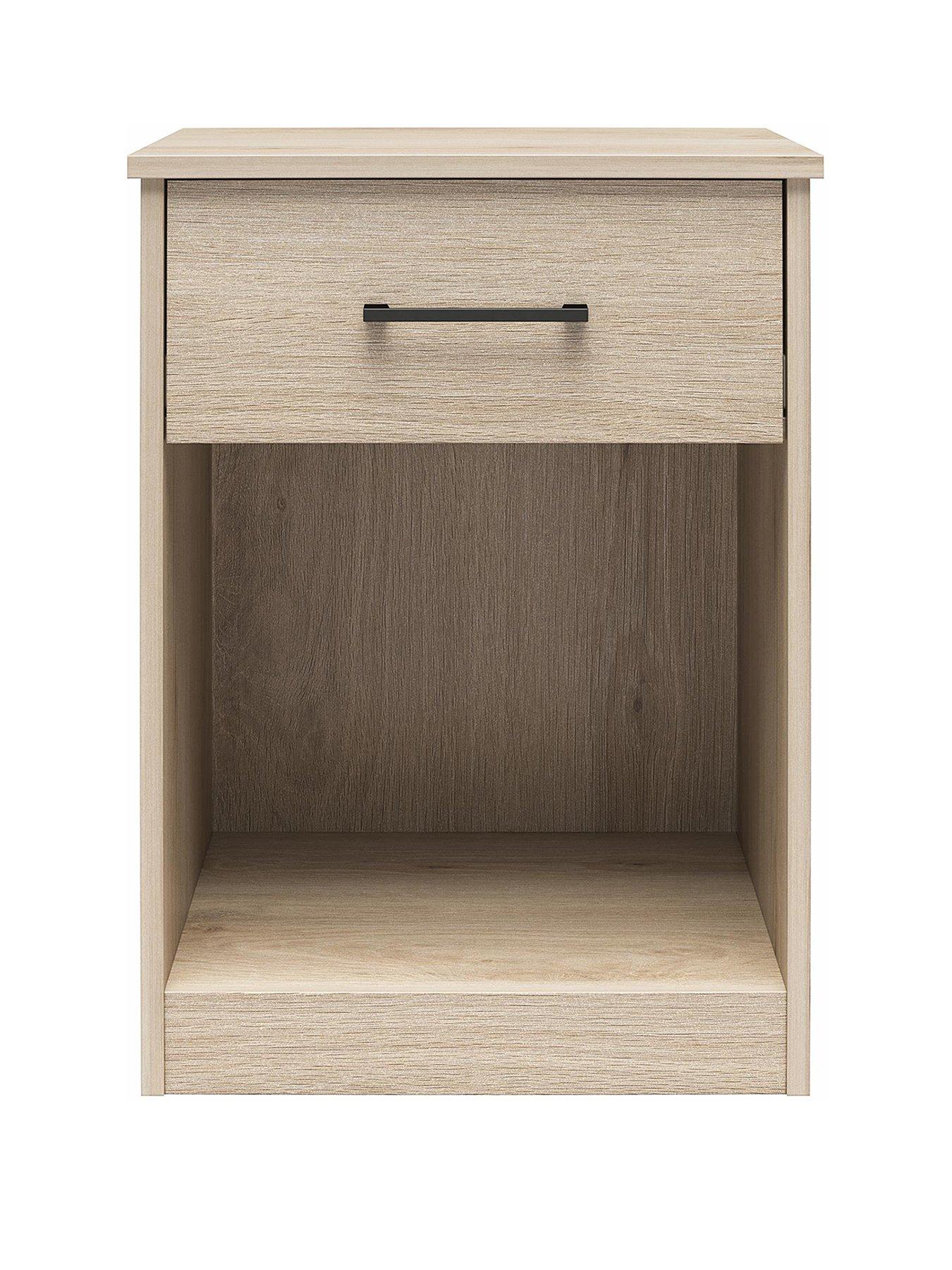 stillFront image of dorel-home-pearce-1-drawernbspbedside-table-oak