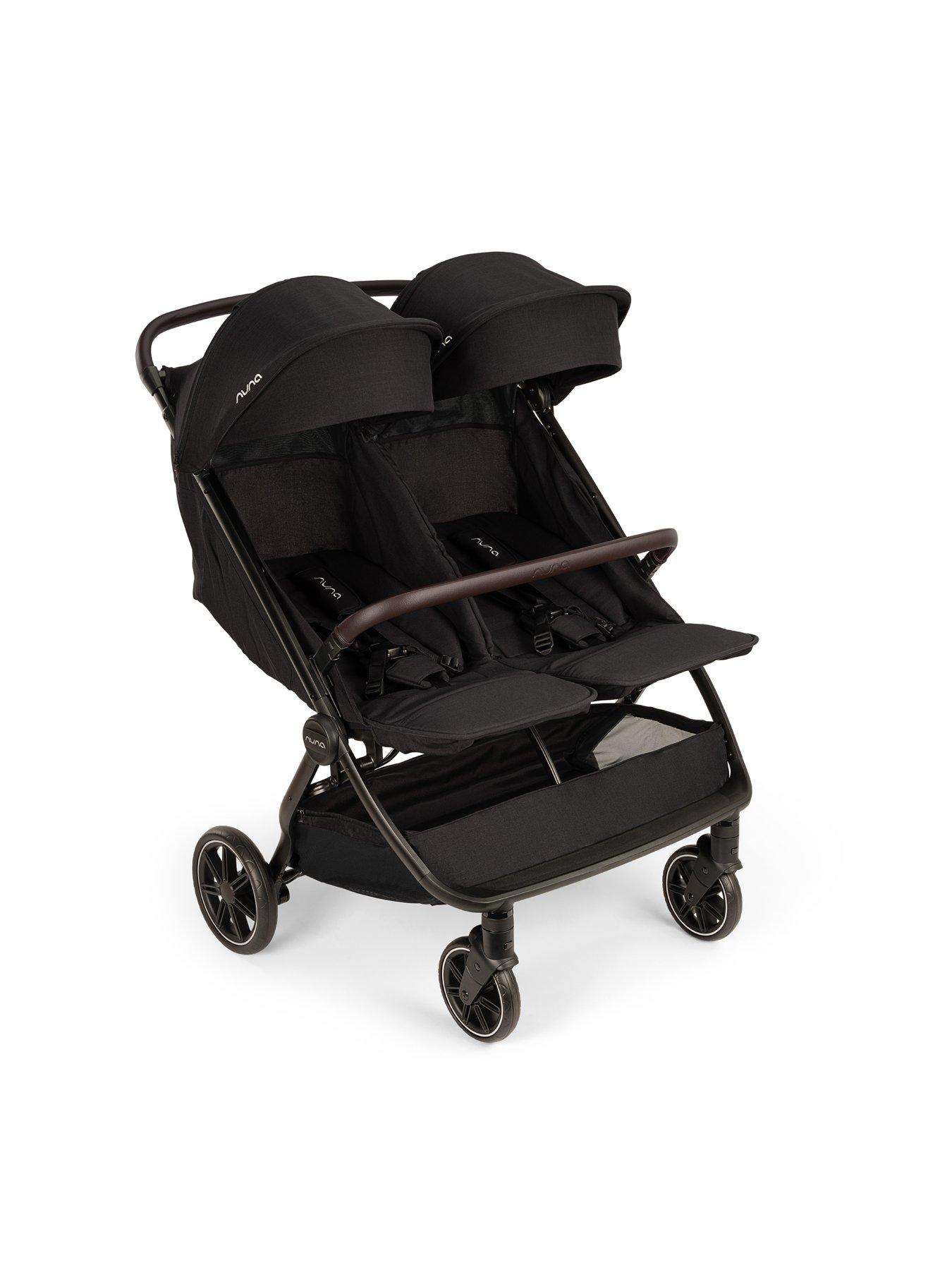 Image 2 of 8 of Nuna TRVL DUBL Stroller (w/RC) - Caviar