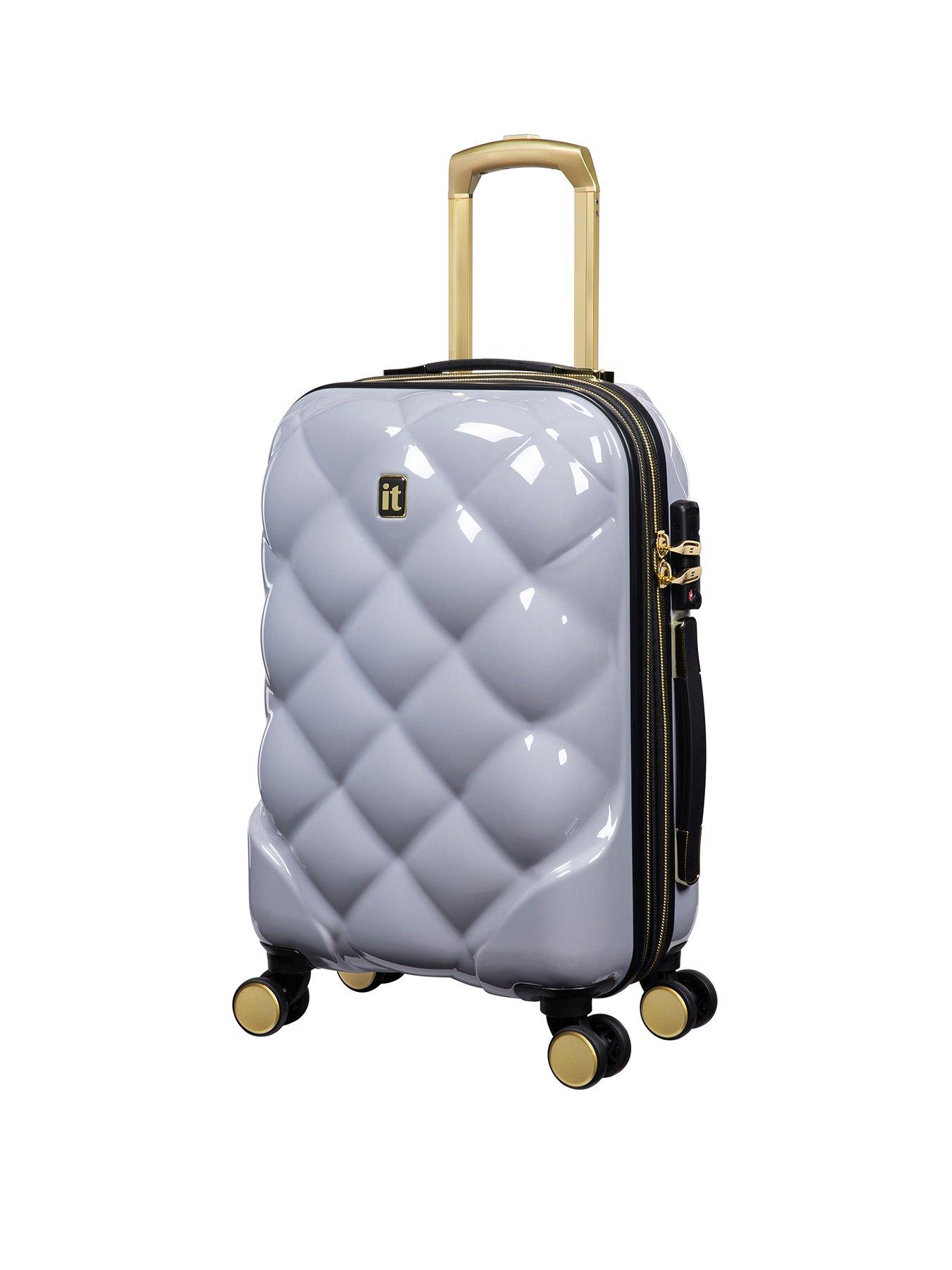  image of it-luggage-st-tropez-trois-silver-cabin-suitcase