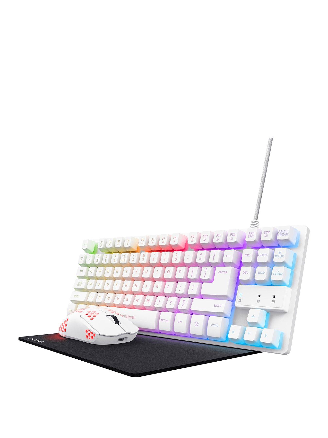 undefined 3-in-1 gaming bundle with compact TKL keyboard, ultra-lightweight wireless mouse and mousepad