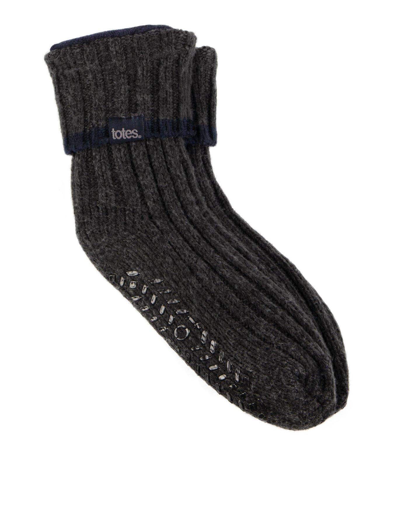 TOTES 1 Pair Chunky Slipper Socks