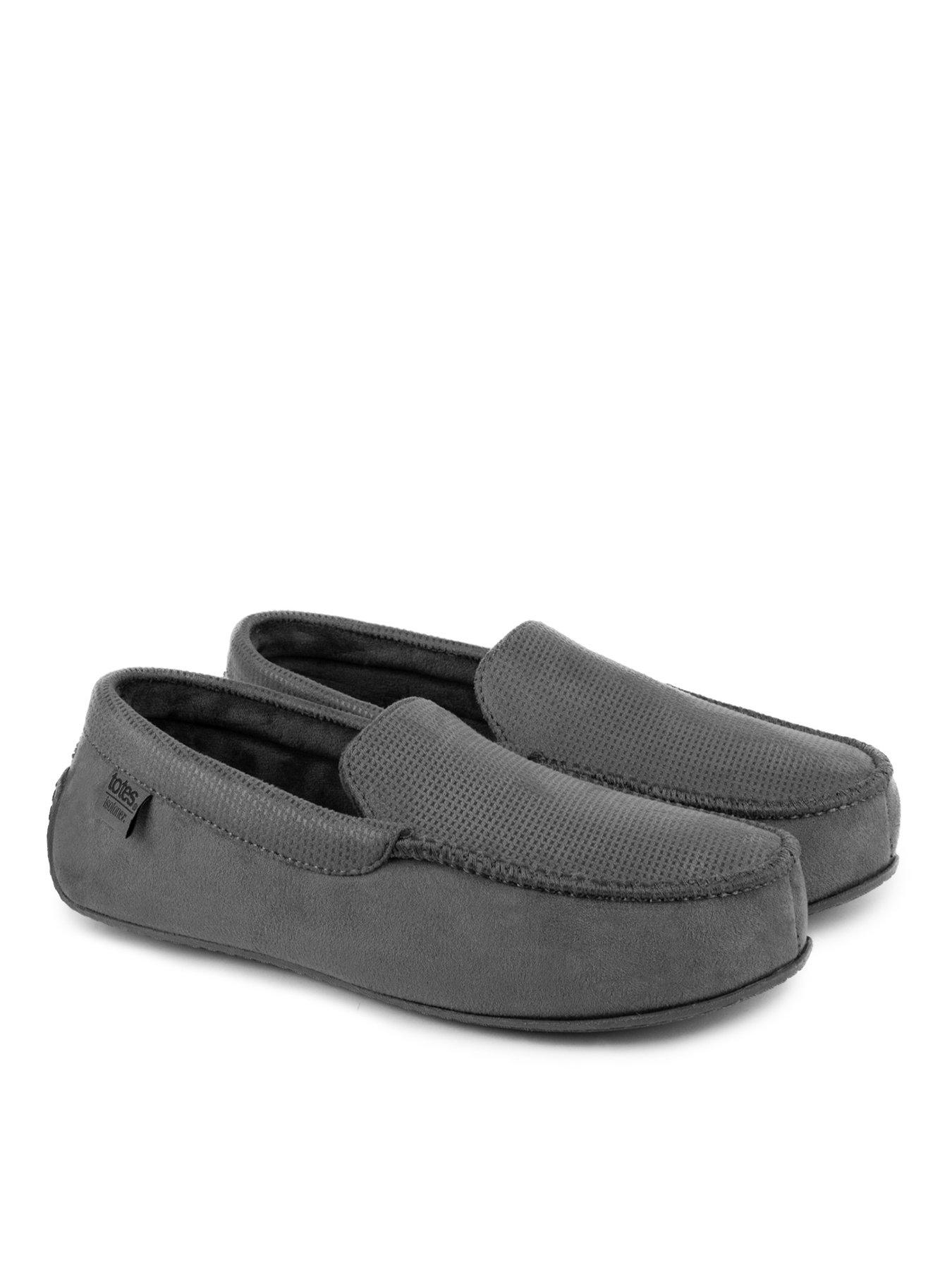 undefined Isotoner Square Patterned Moccasin Slipper