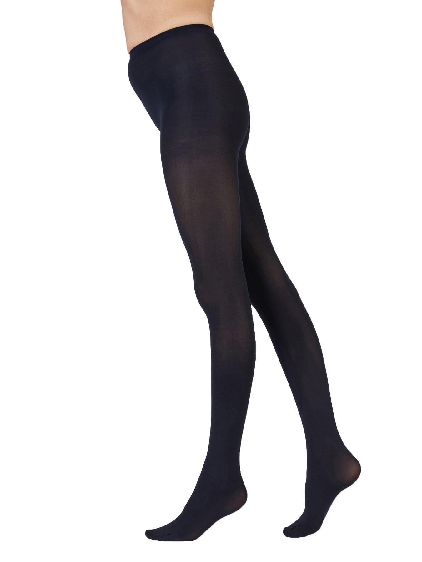  image of pretty-polly-60-denier-3d-tights-navy