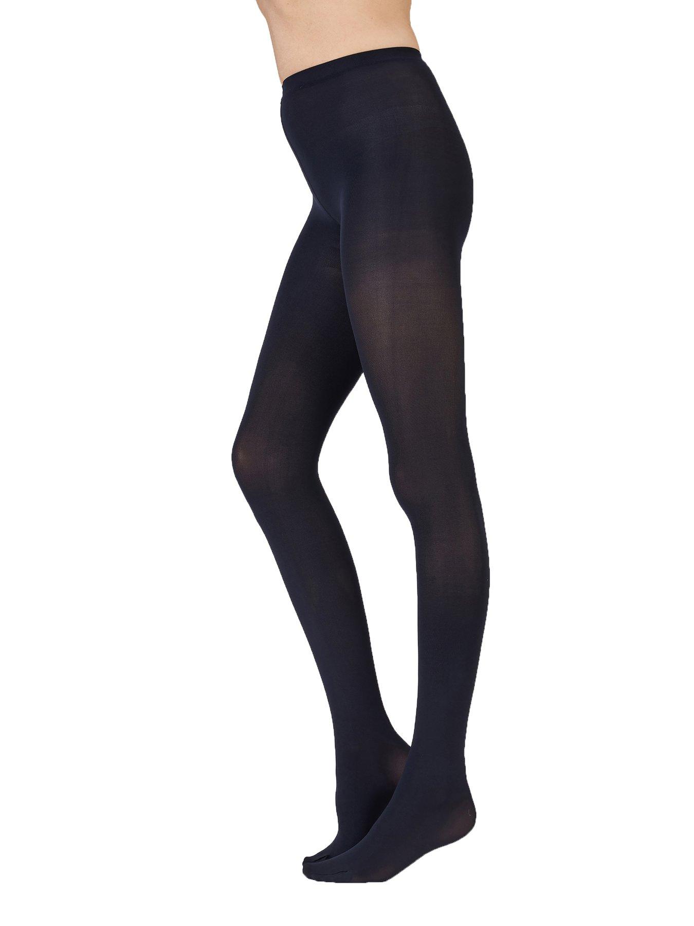  image of pretty-polly-60-denier-3d-tights-navy