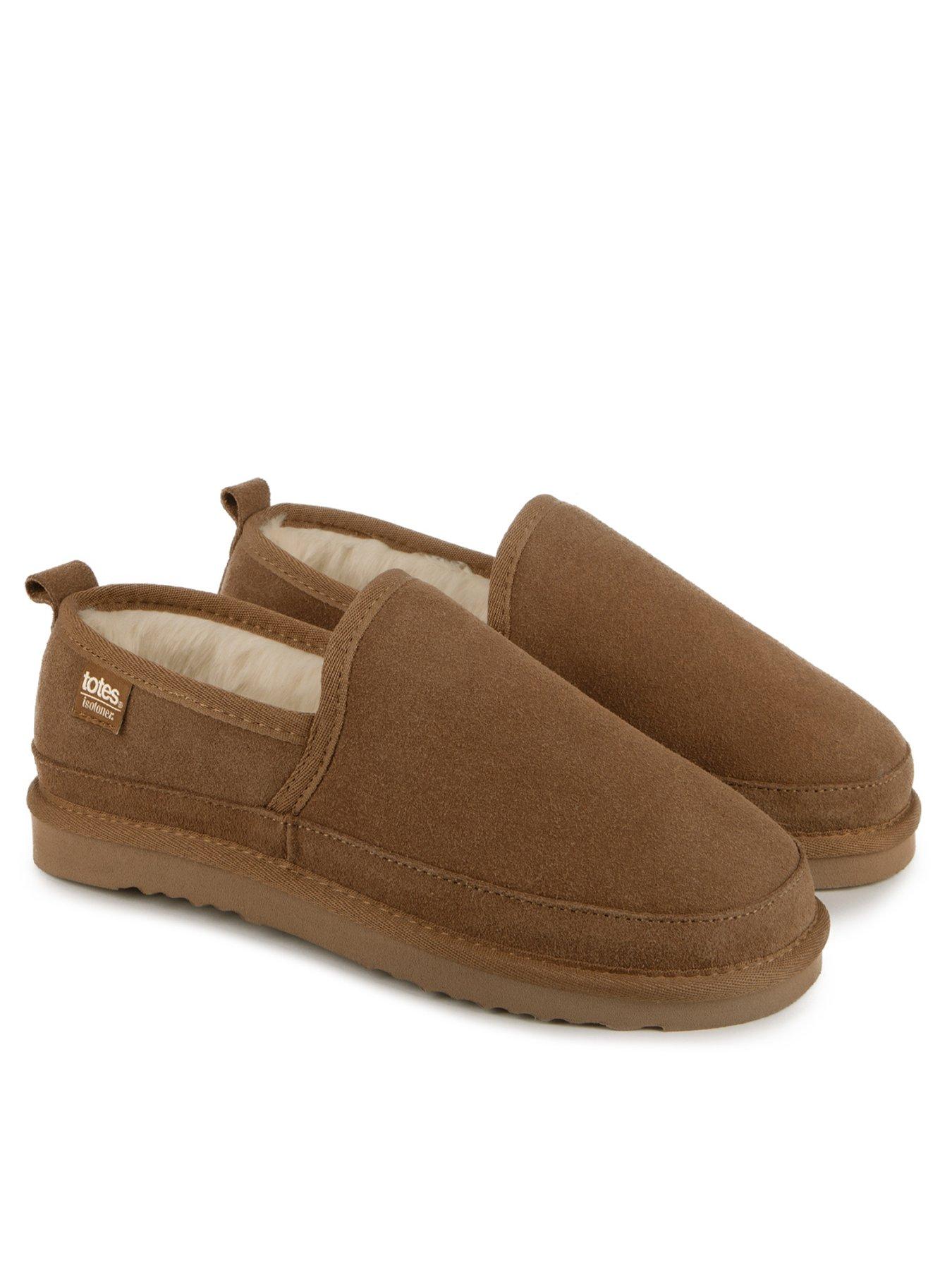 totes-suede-full-back-slipper