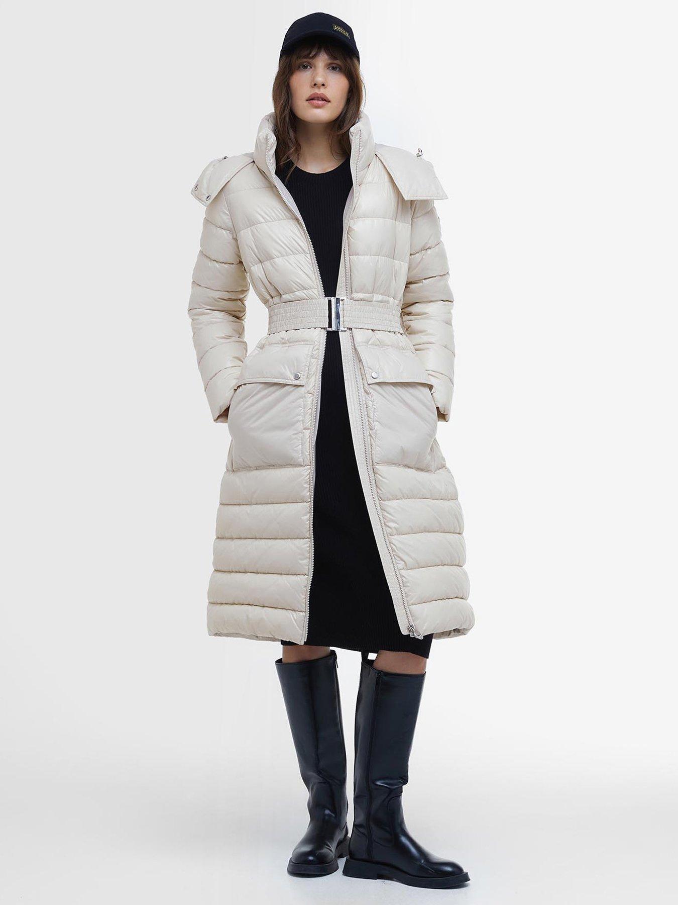  image of barbour-international-aisha-quilted-jacket-cream