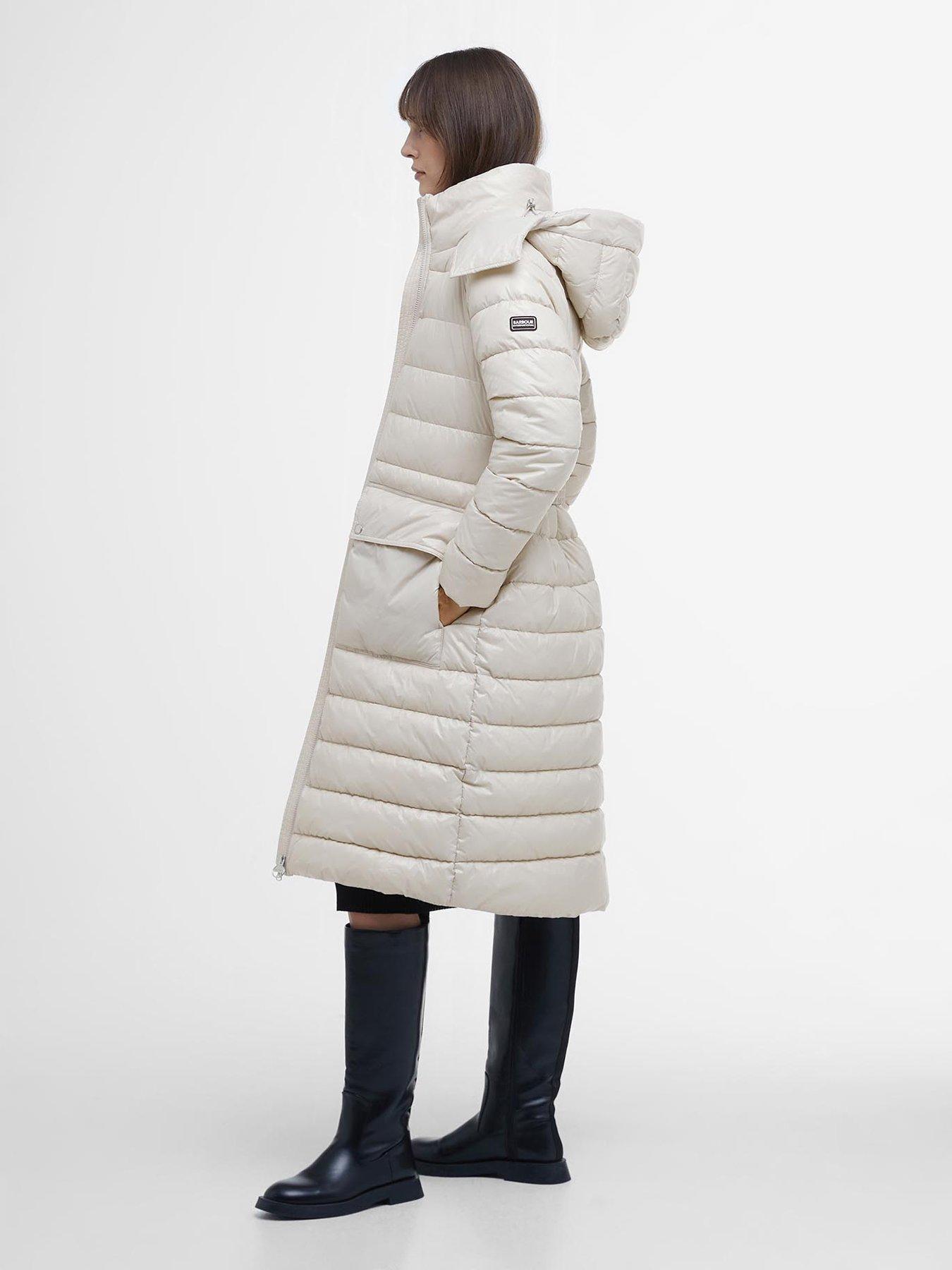  image of barbour-international-aisha-quilted-jacket-cream