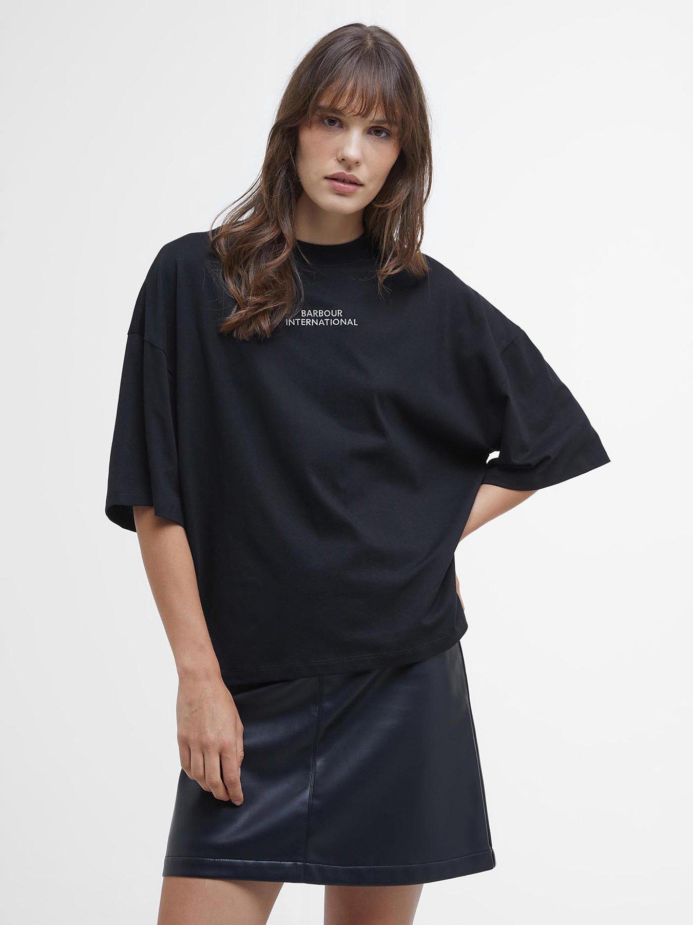  image of barbour-international-franchesca-top-black