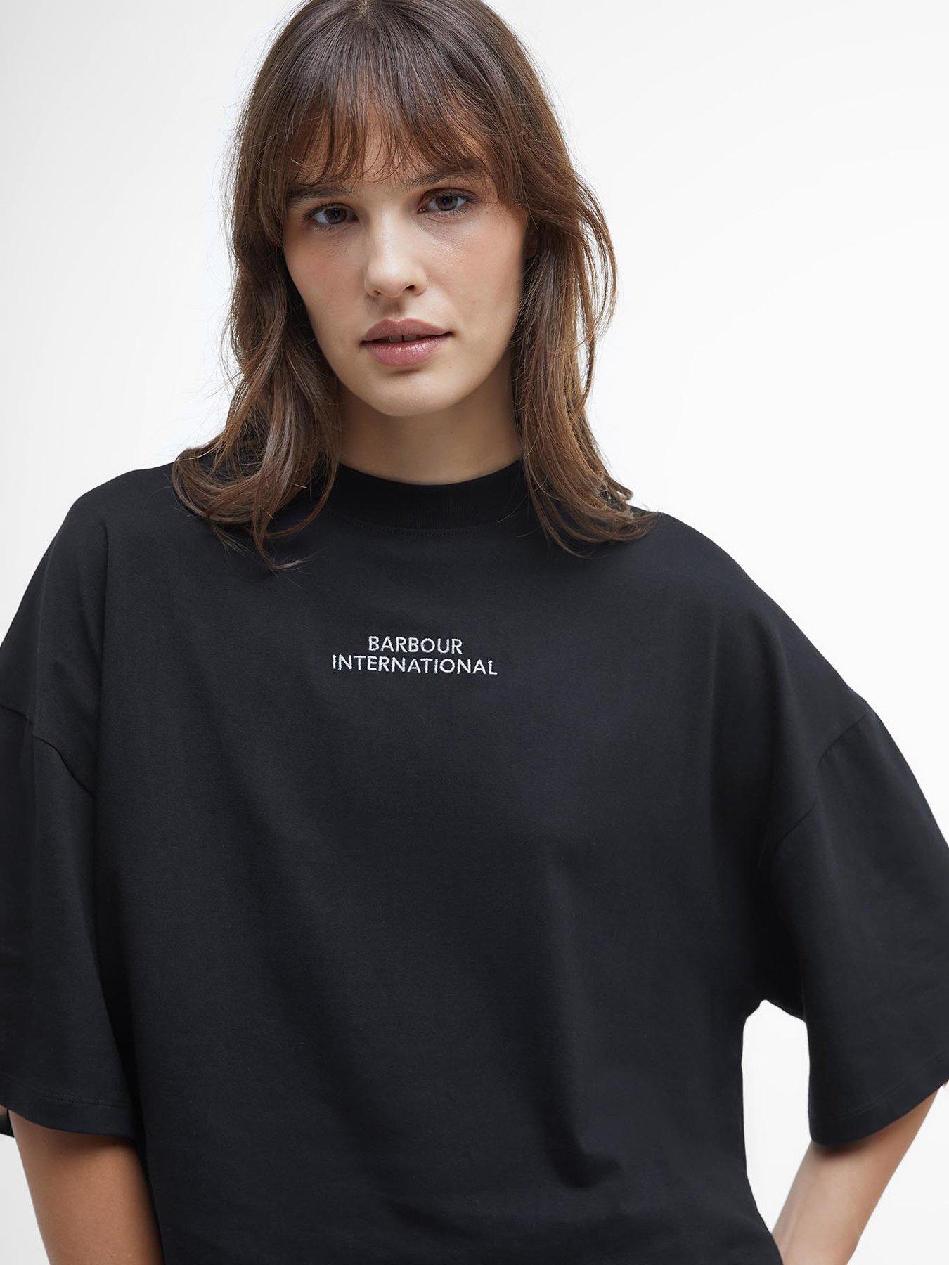  image of barbour-international-franchesca-top-black