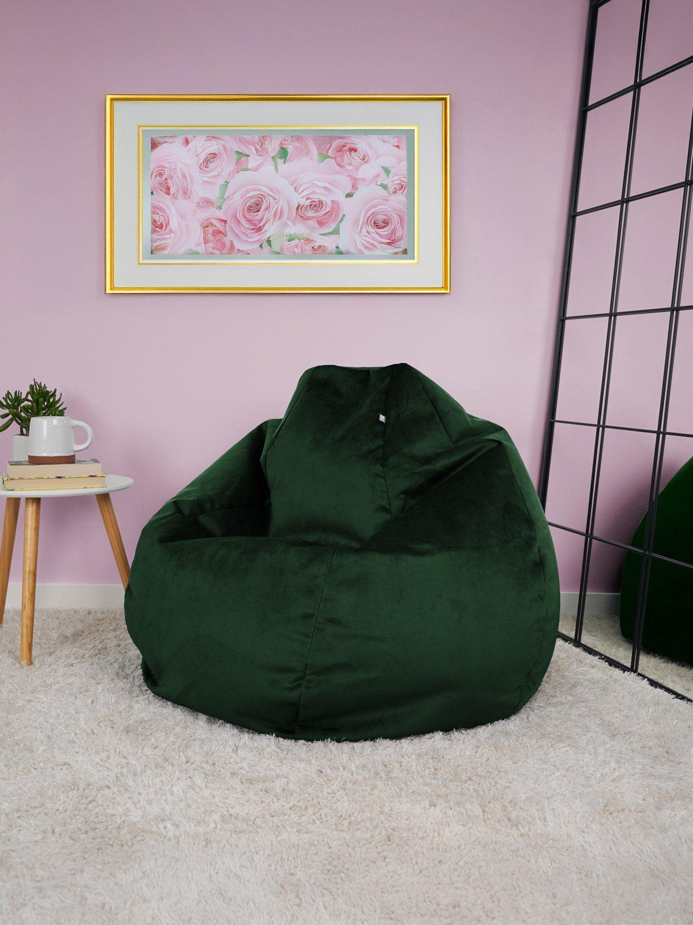 rucomfy Slouchbag Beanbag Velvet