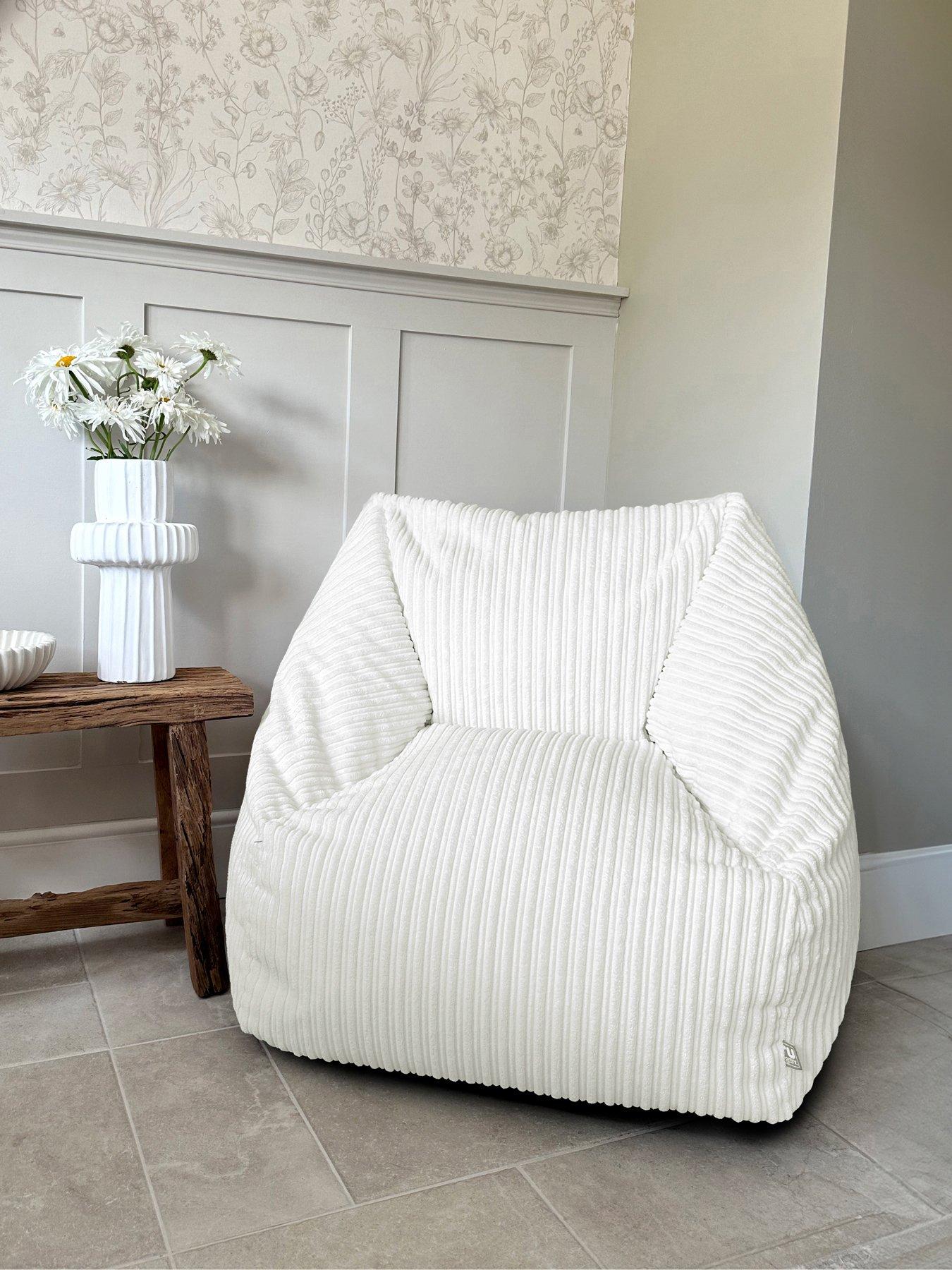 undefined Jumbo Cord Snuggle Chair Beanbag