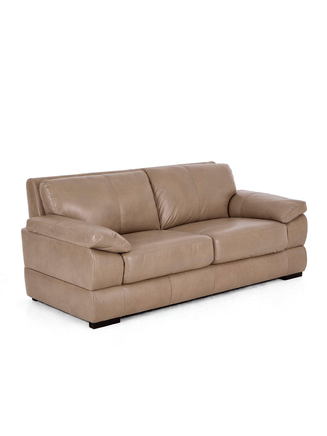  image of the-very-collection-marlow-italian-leather-3-seater-sofa