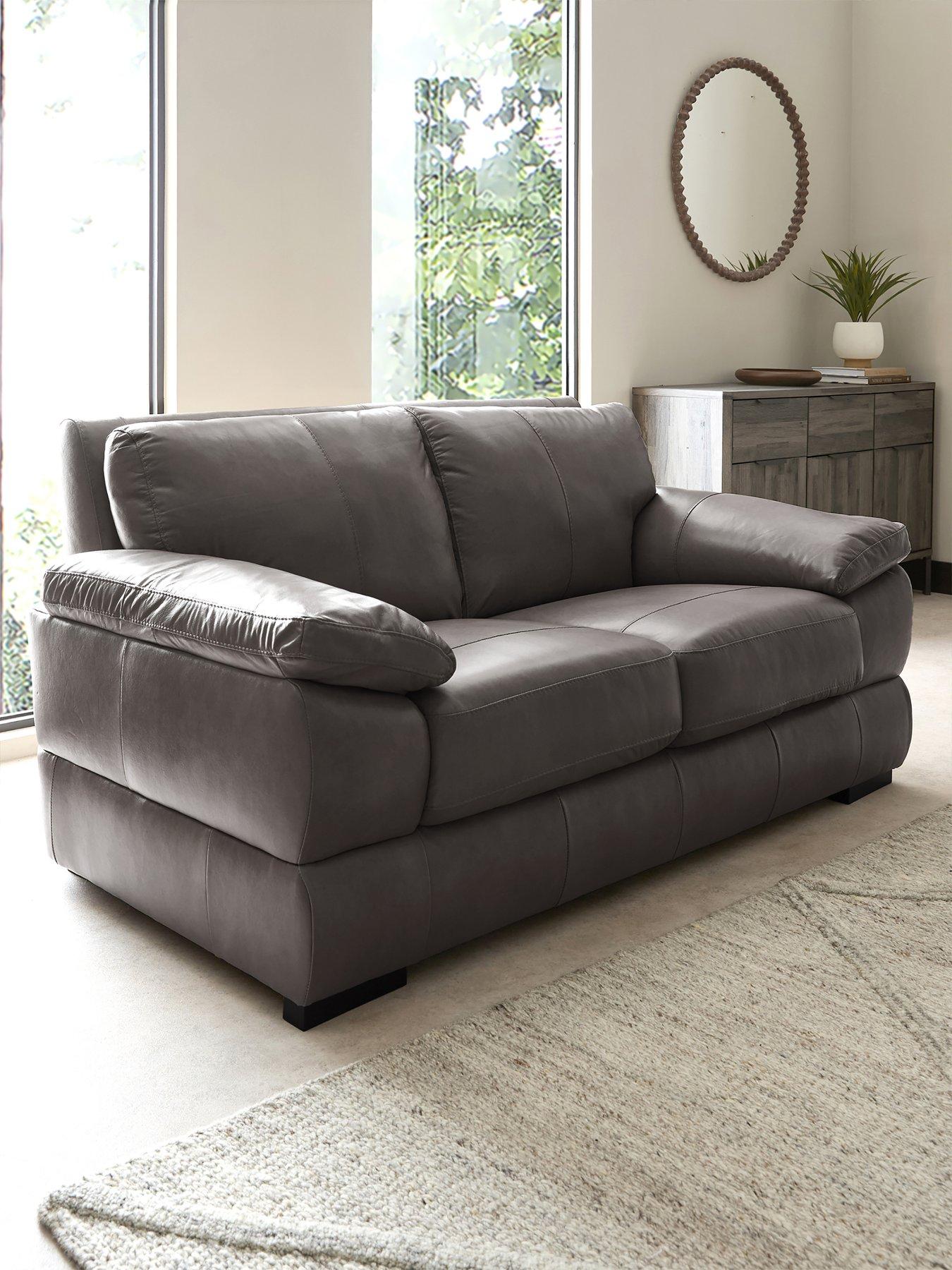 The Very Collection Marlow Italian Leather 2 Seater Sofa - FSC® Certified