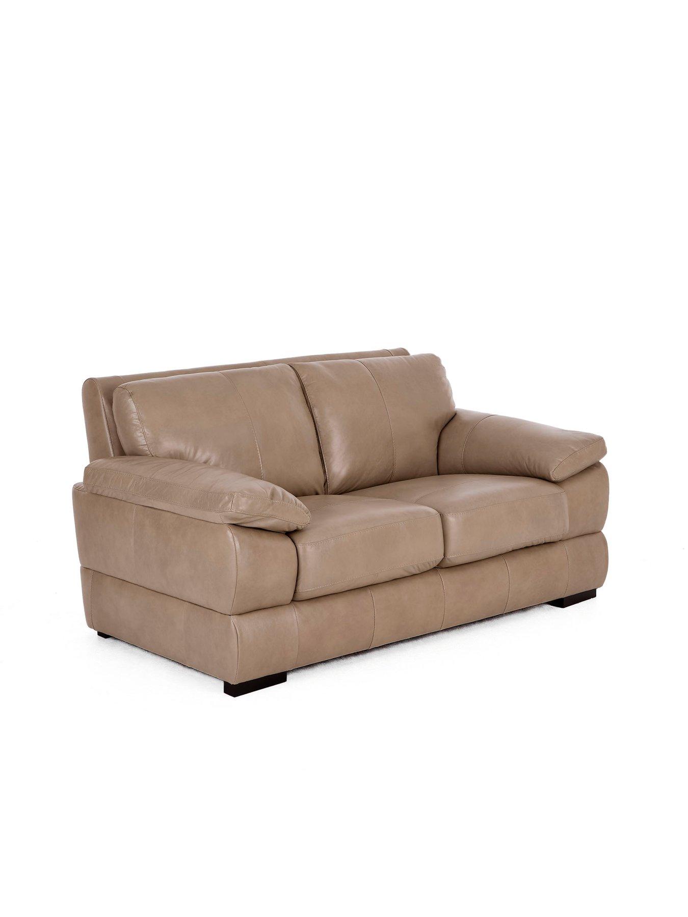 Image 3 of 7 of The Very Collection Marlow Italian Leather 2 Seater Sofa - FSC&reg; Certified