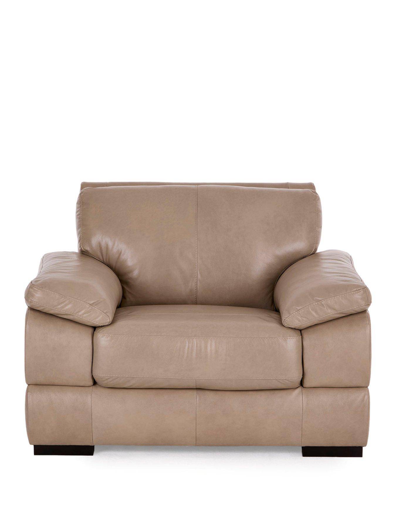 Image 2 of 7 of The Very Collection Marlow Italian Leather Armchair - FSC&reg; Certified
