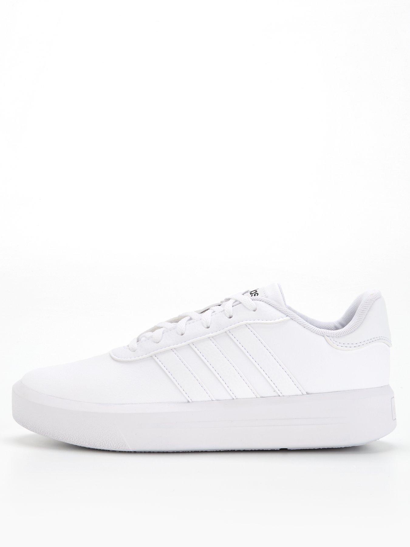 undefined Women's Court Platform Trainers - White