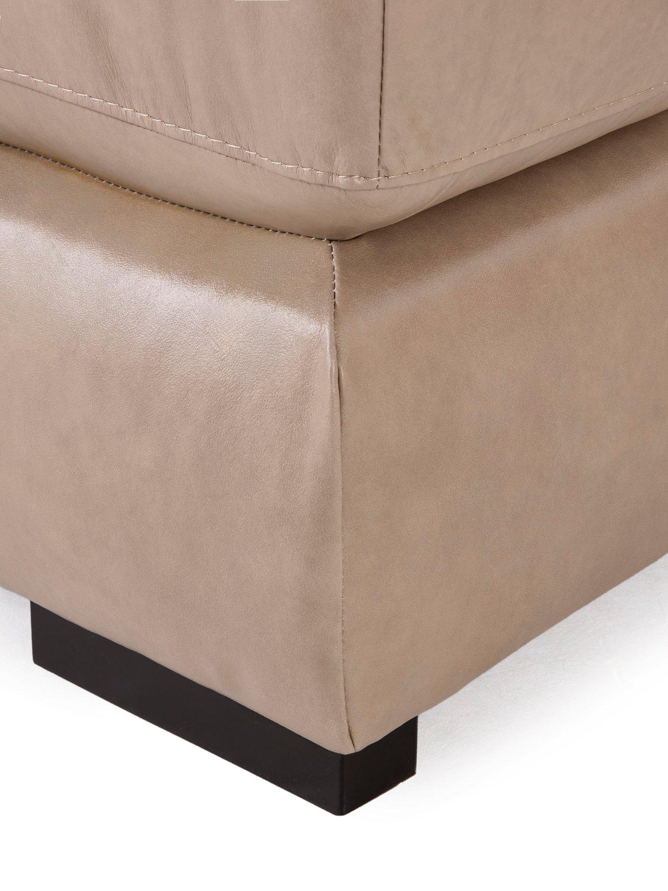 Image 7 of 7 of The Very Collection Marlow Italian Leather Right Hand Corner Chaise - FSC&reg; Certified