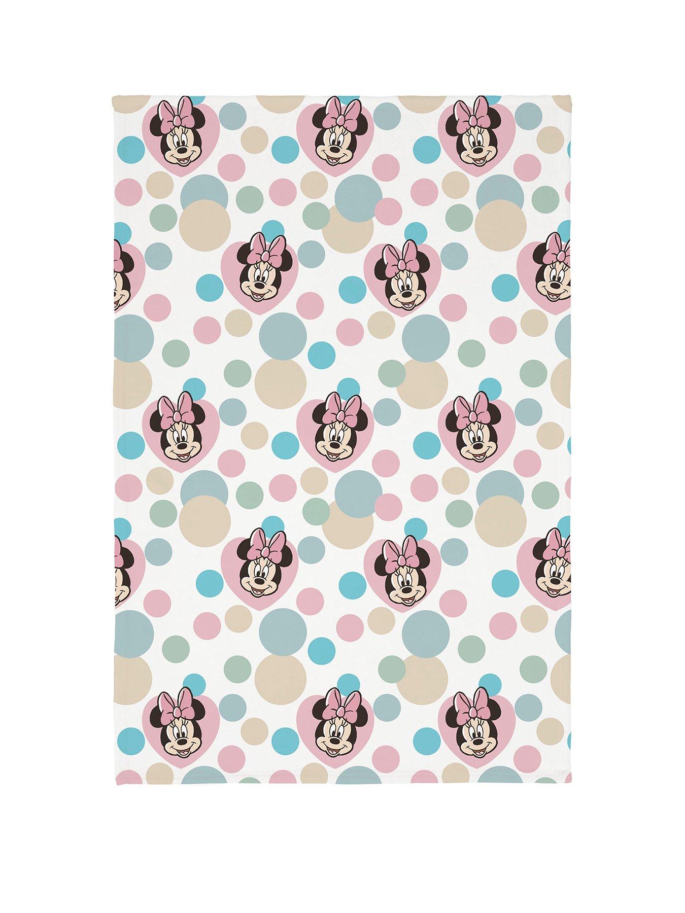 Minnie Mouse Dots Flannel Fleece Blanket