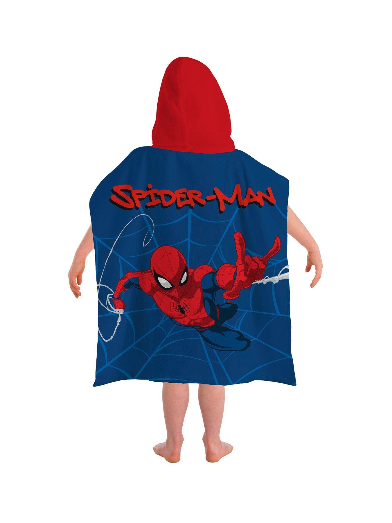  image of marvel-spiderman-jump-hooded-poncho-towel