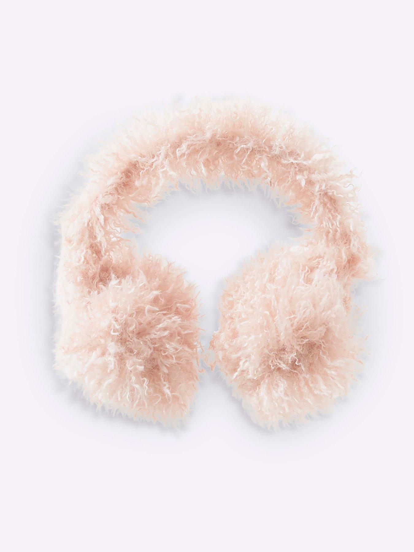 undefined Girls Faux Fur Ear Muff - Pink