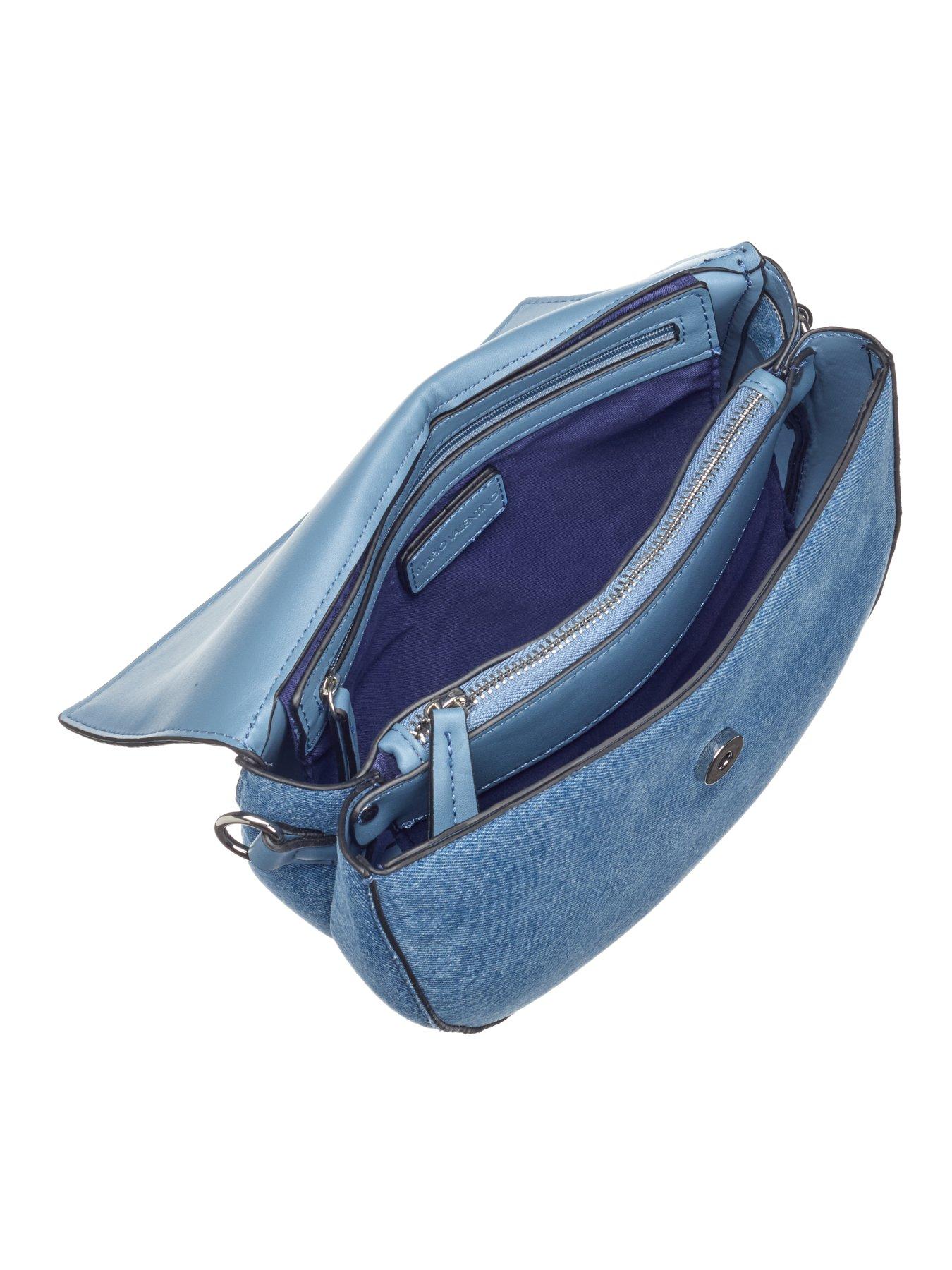  image of valentino-bigs-denim-flap-bag