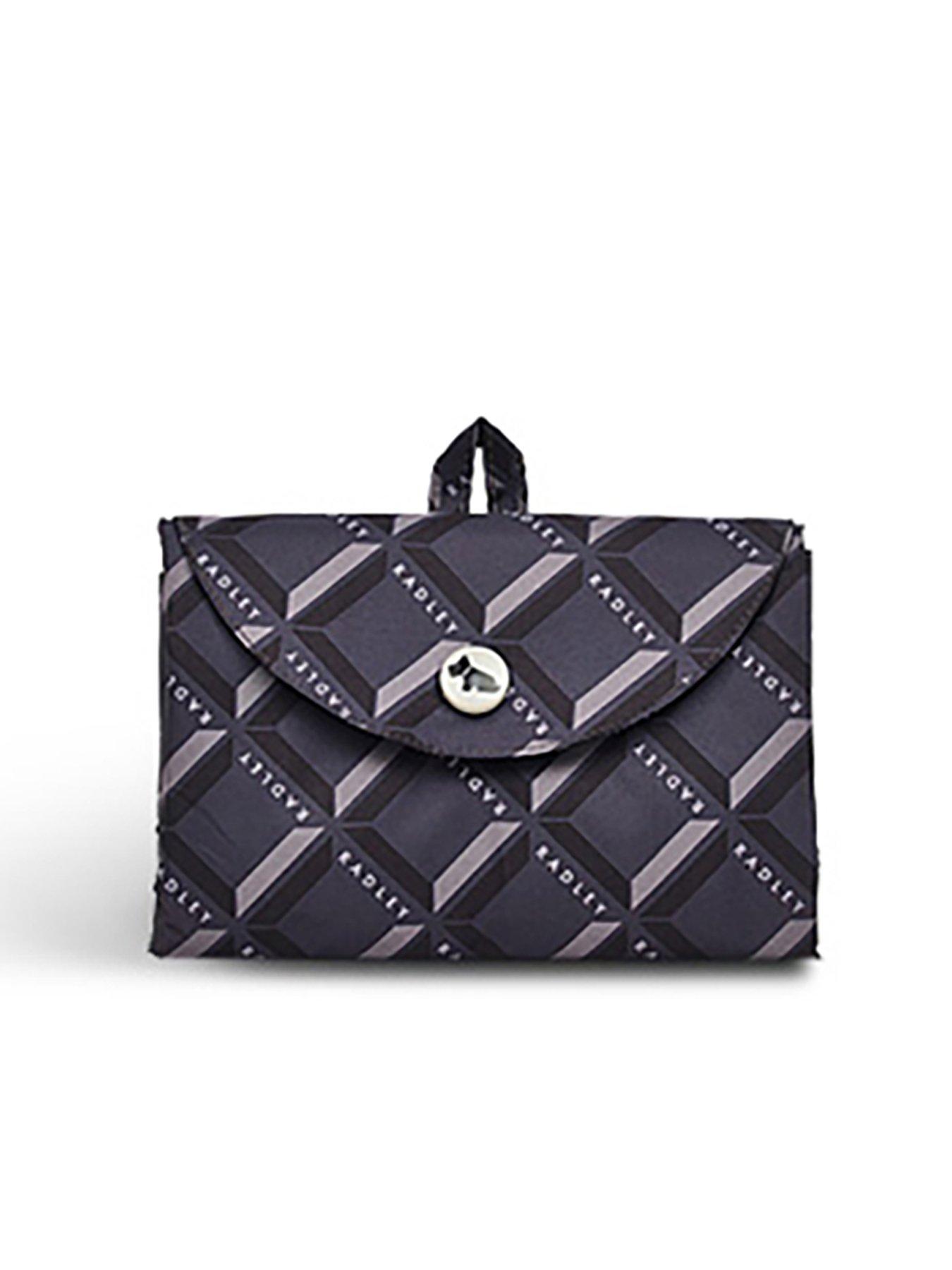  image of radley-geo-responsible-foldaway-bag-charcoal