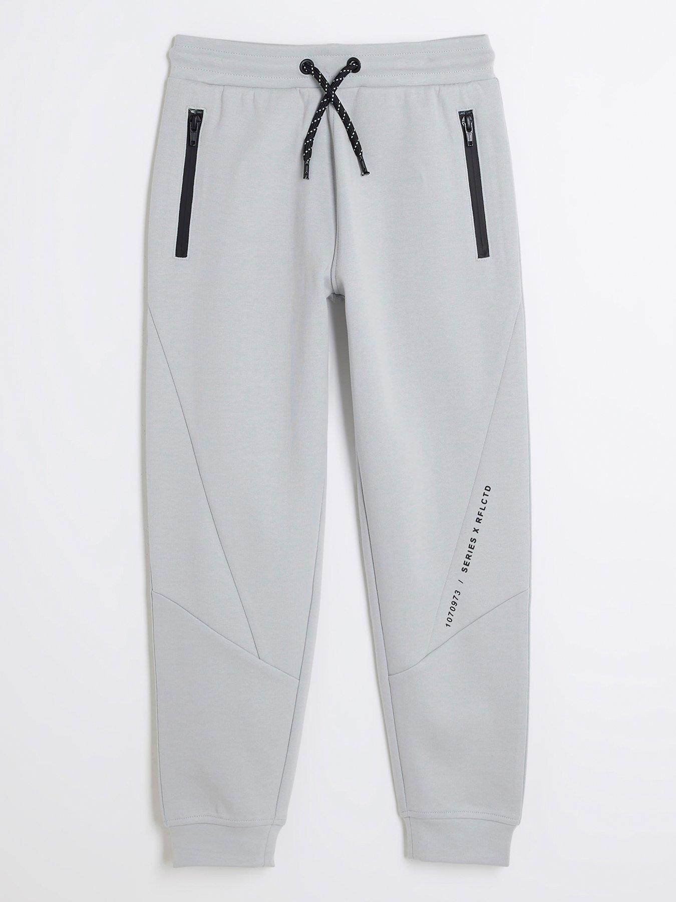 Image 1 of 4 of River Island Tech Jogger - Grey