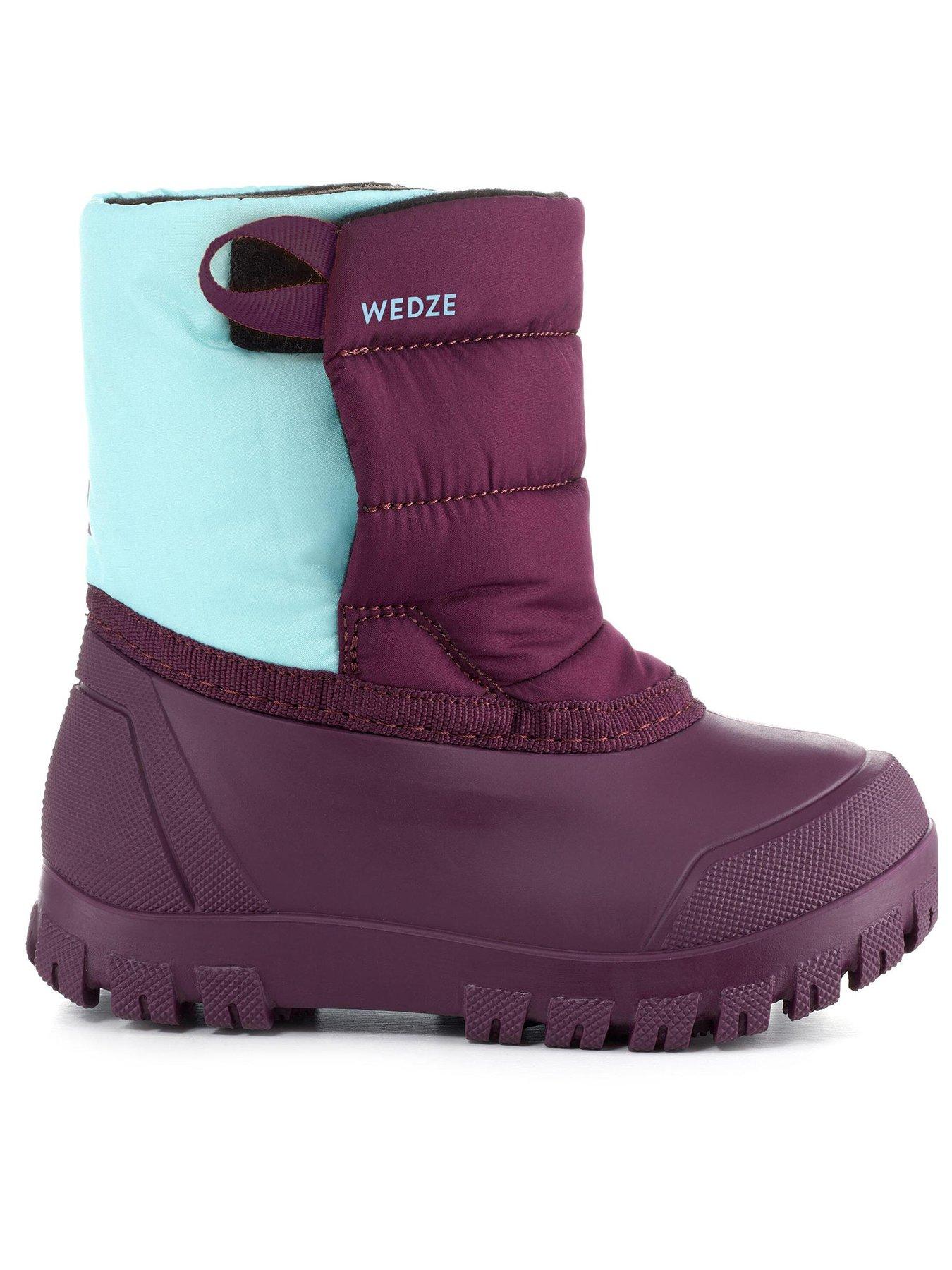 undefined Kids' Warm Baby Apres-Ski Snow Boots - Purple/Turquoise