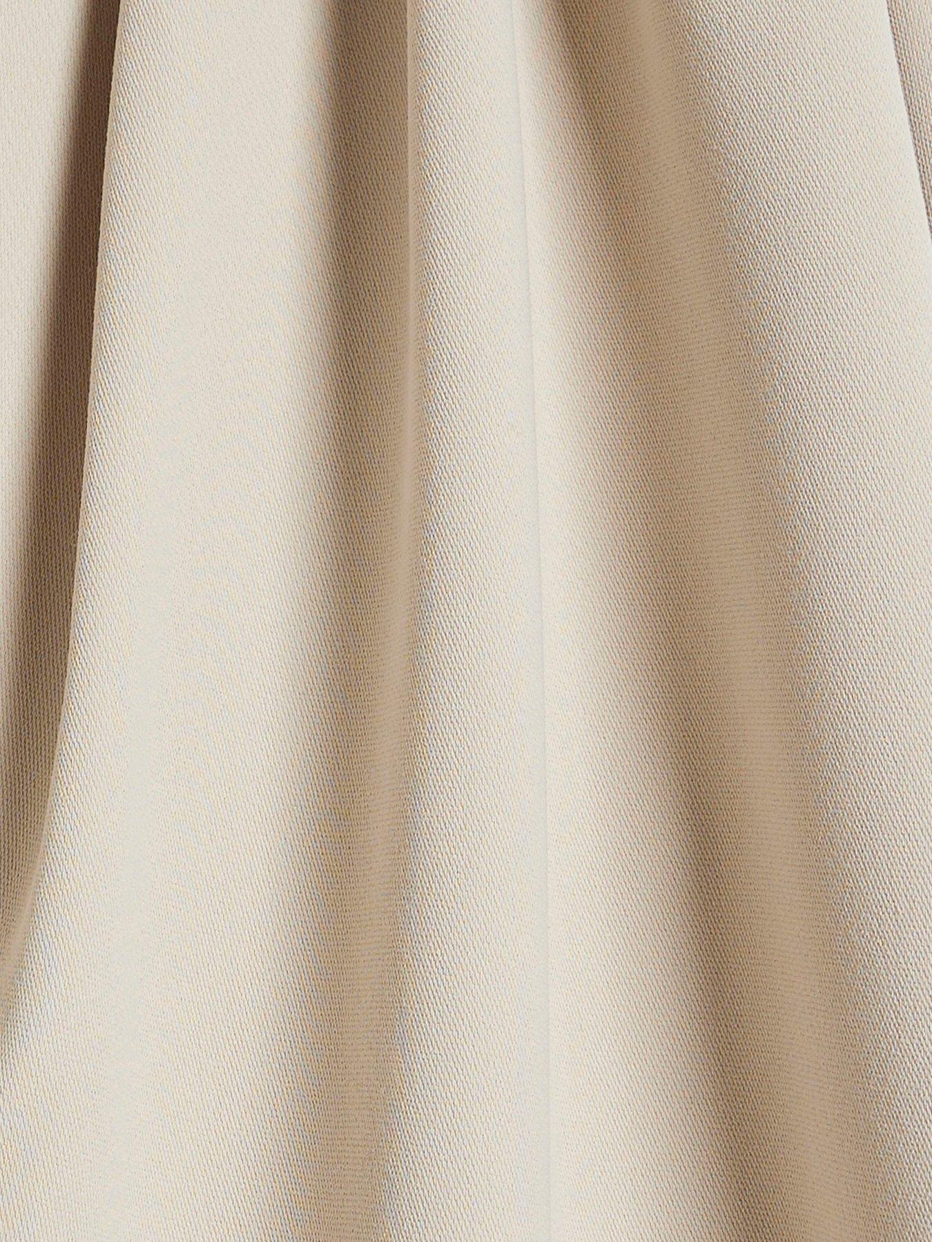  image of river-island-one-shoulder-overlay-jumpsuit-cream