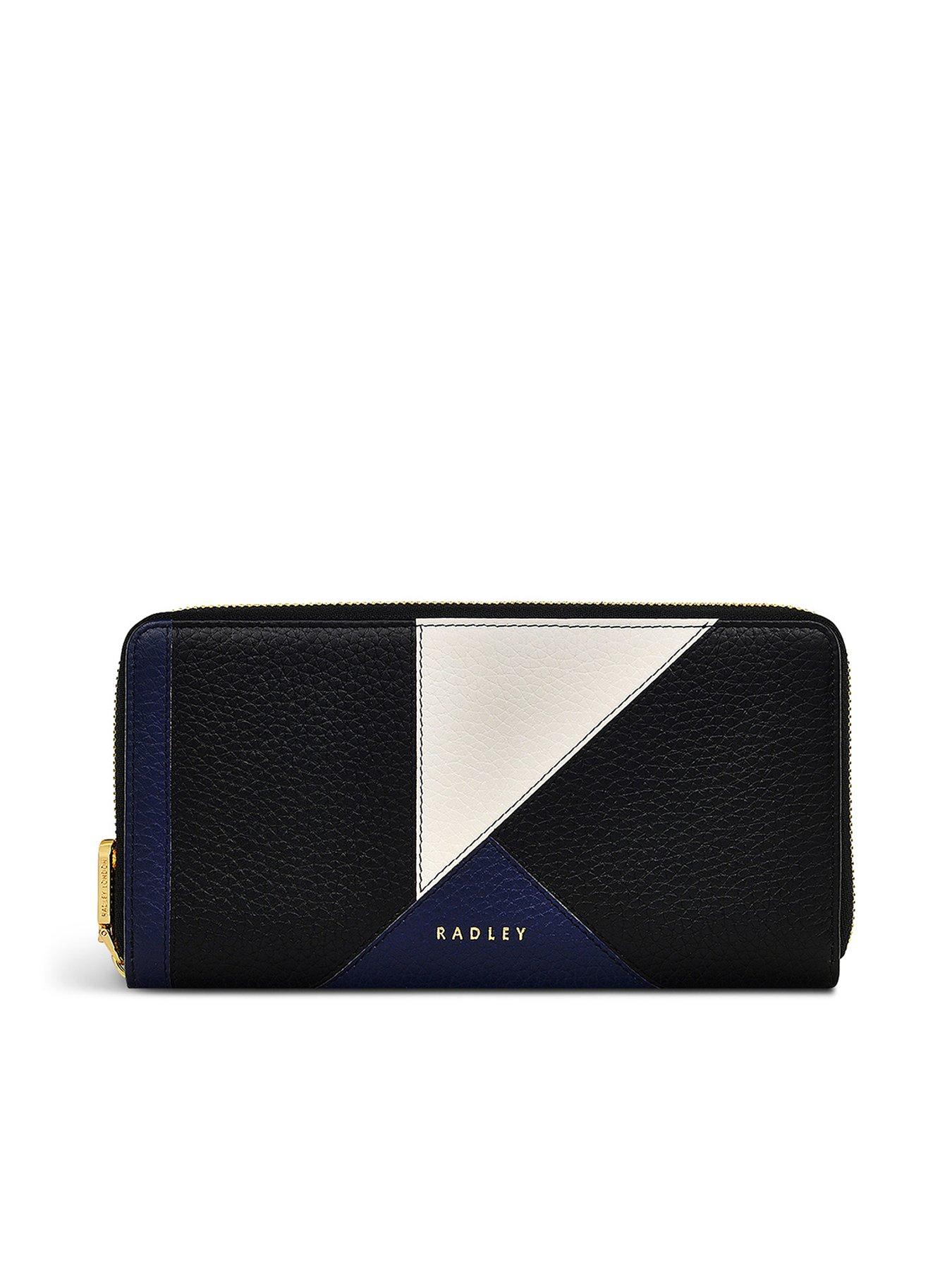 radley-kensington-place-patchwork-large-zip-around-matinee-purse-black