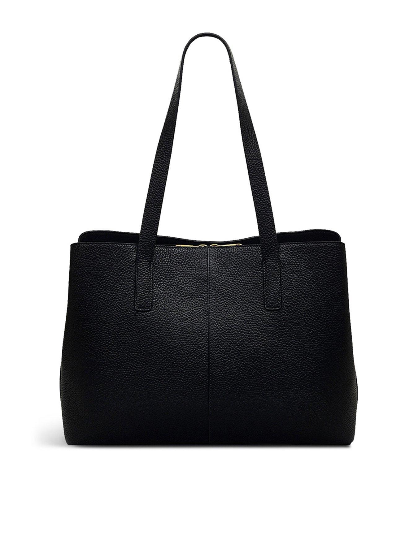  image of radley-dukes-place-large-ziptop-shoulder-bag-black