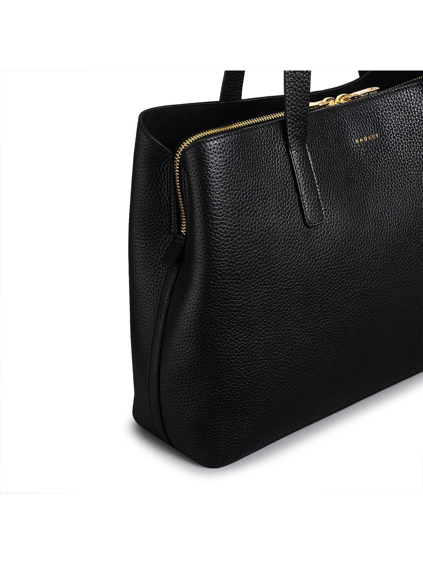  image of radley-dukes-place-large-ziptop-shoulder-bag-black