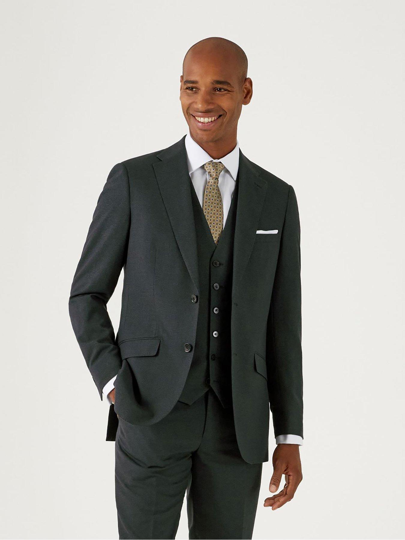 Image 1 of 5 of Skopes Harcourt Tailored Fit Suit Jacket - Green